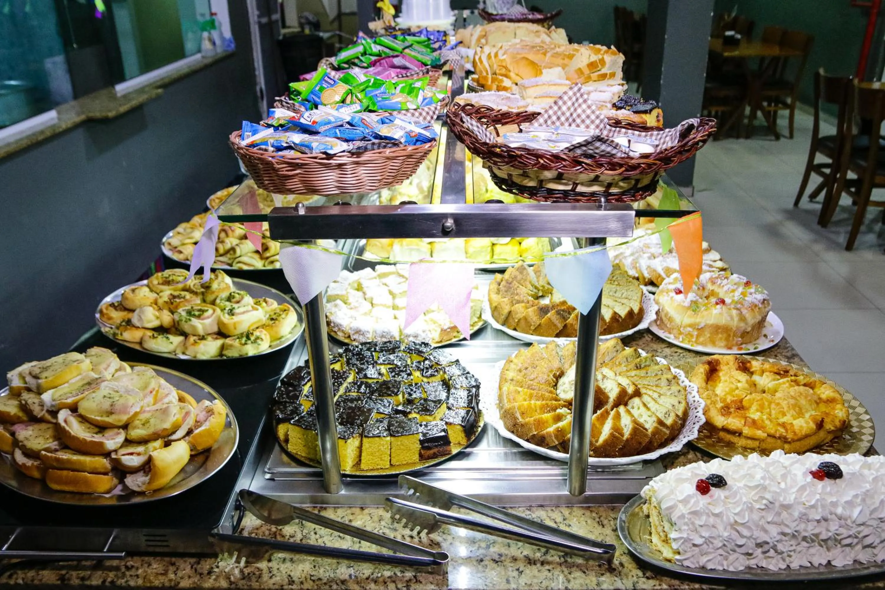 Buffet breakfast in Hotel San Rafain