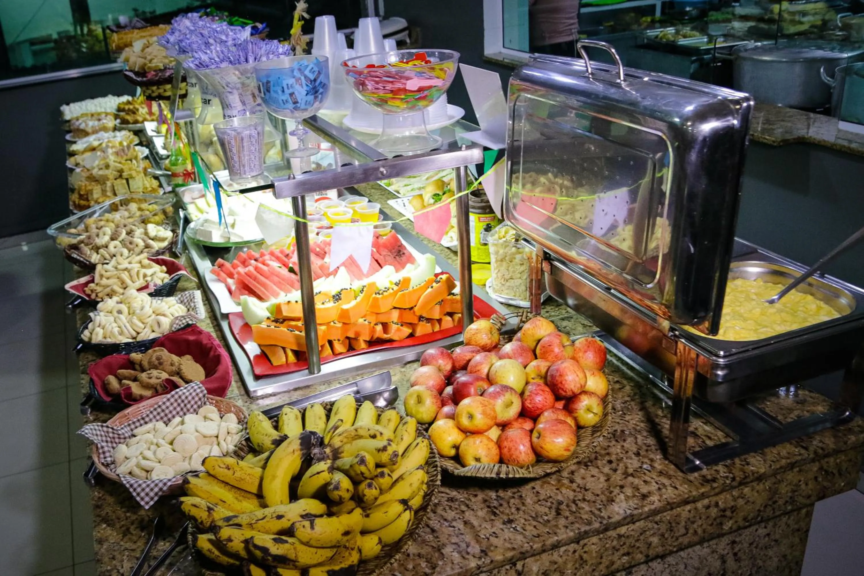 Buffet breakfast in Hotel San Rafain
