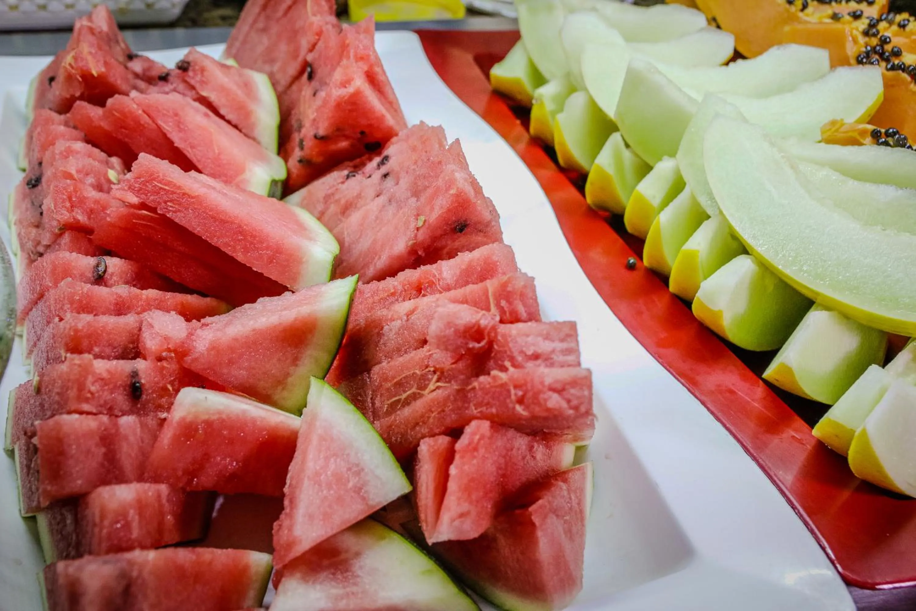 Buffet breakfast in Hotel San Rafain