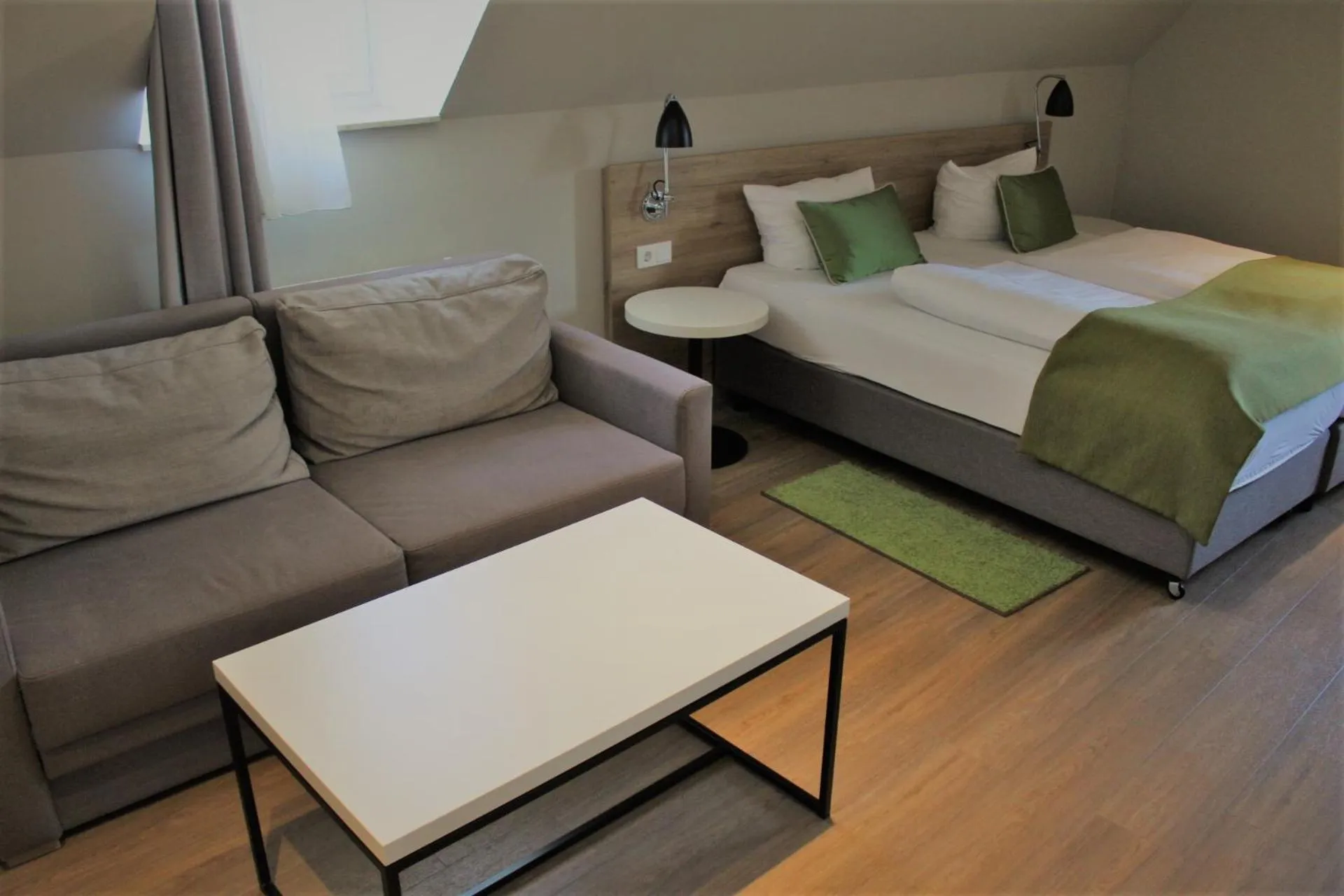 Photo of the whole room, Bed in Hotel Eifelbräu