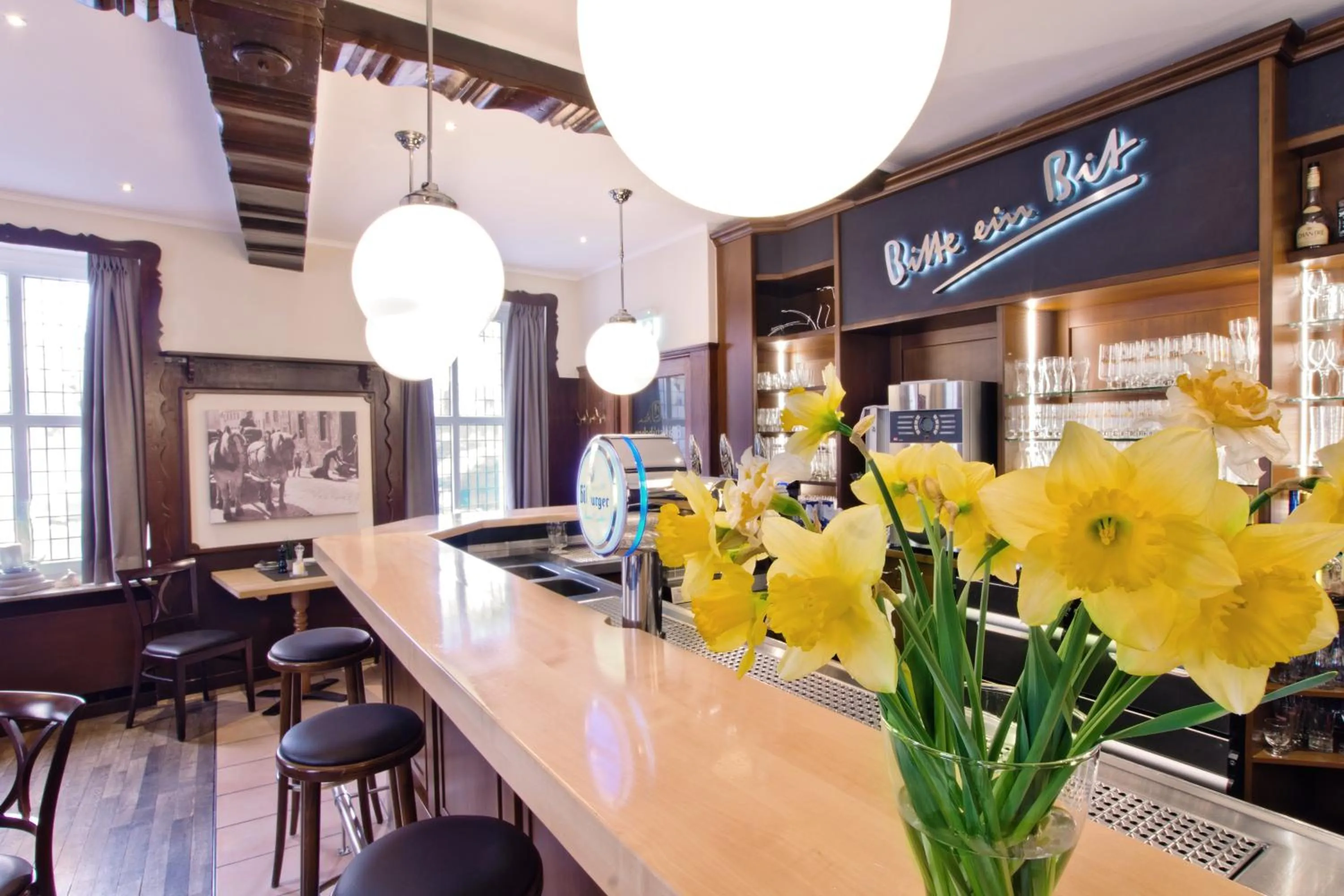 Lounge or bar in Hotel Eifelbräu