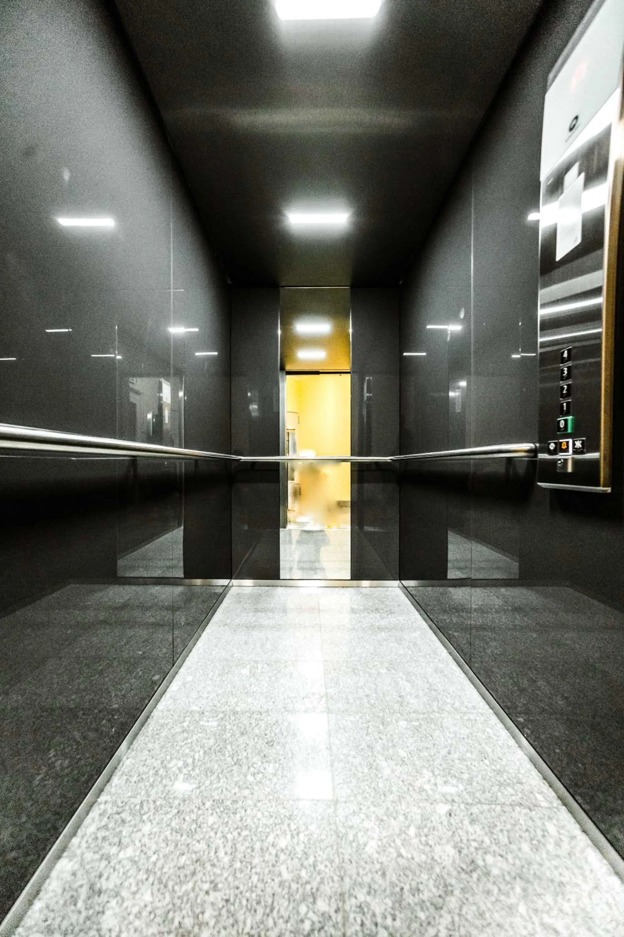 elevator in Hotel Rheinfels