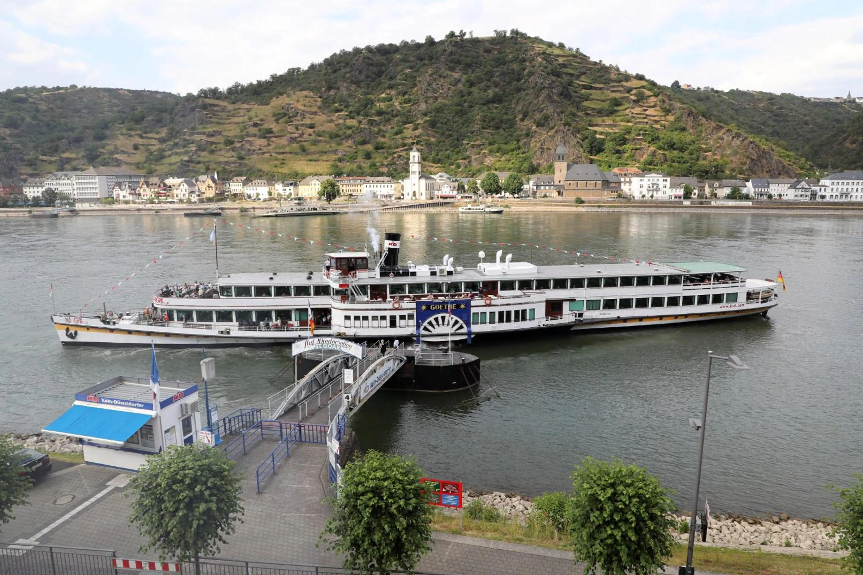 River view in Hotel Rheinfels