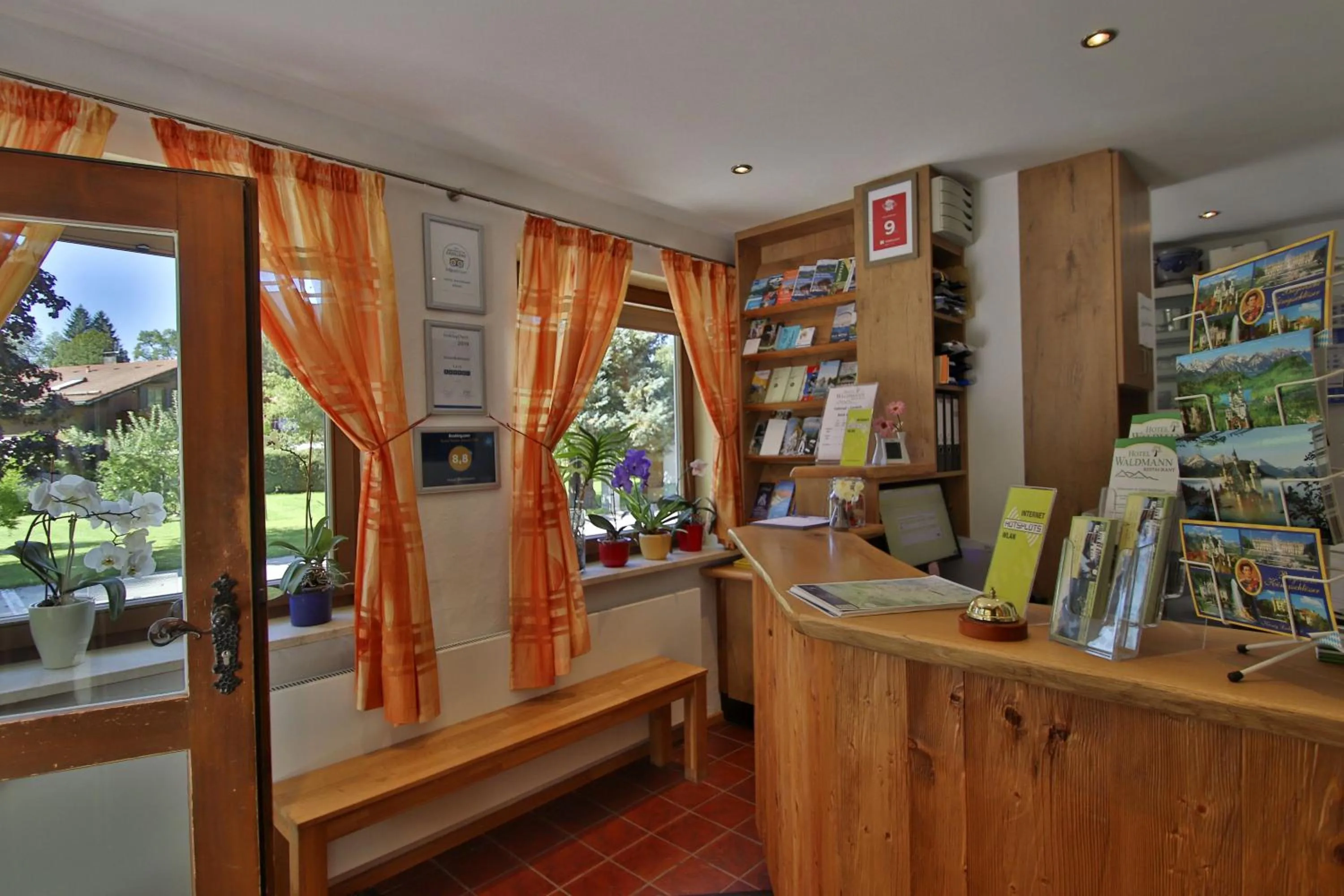 Lobby or reception in Hotel Waldmann