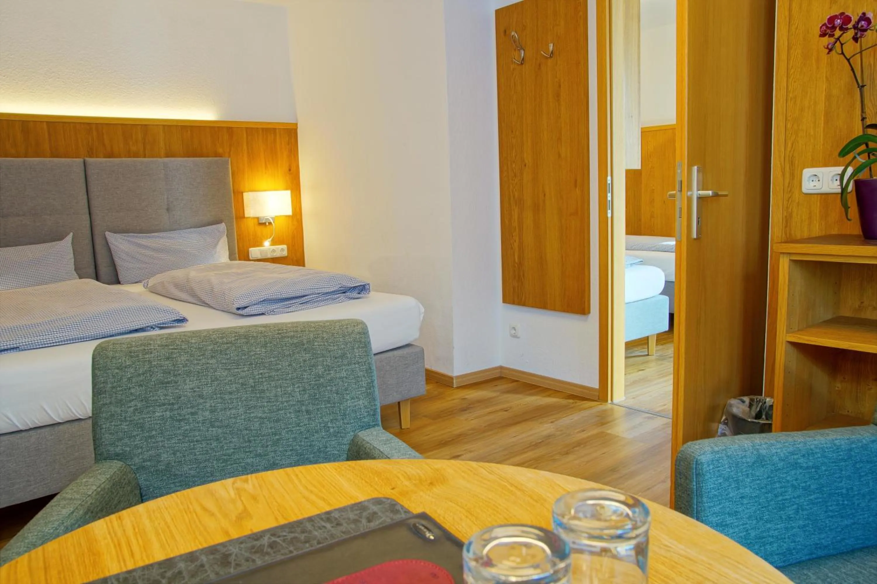 Bed in Hotel Waldmann