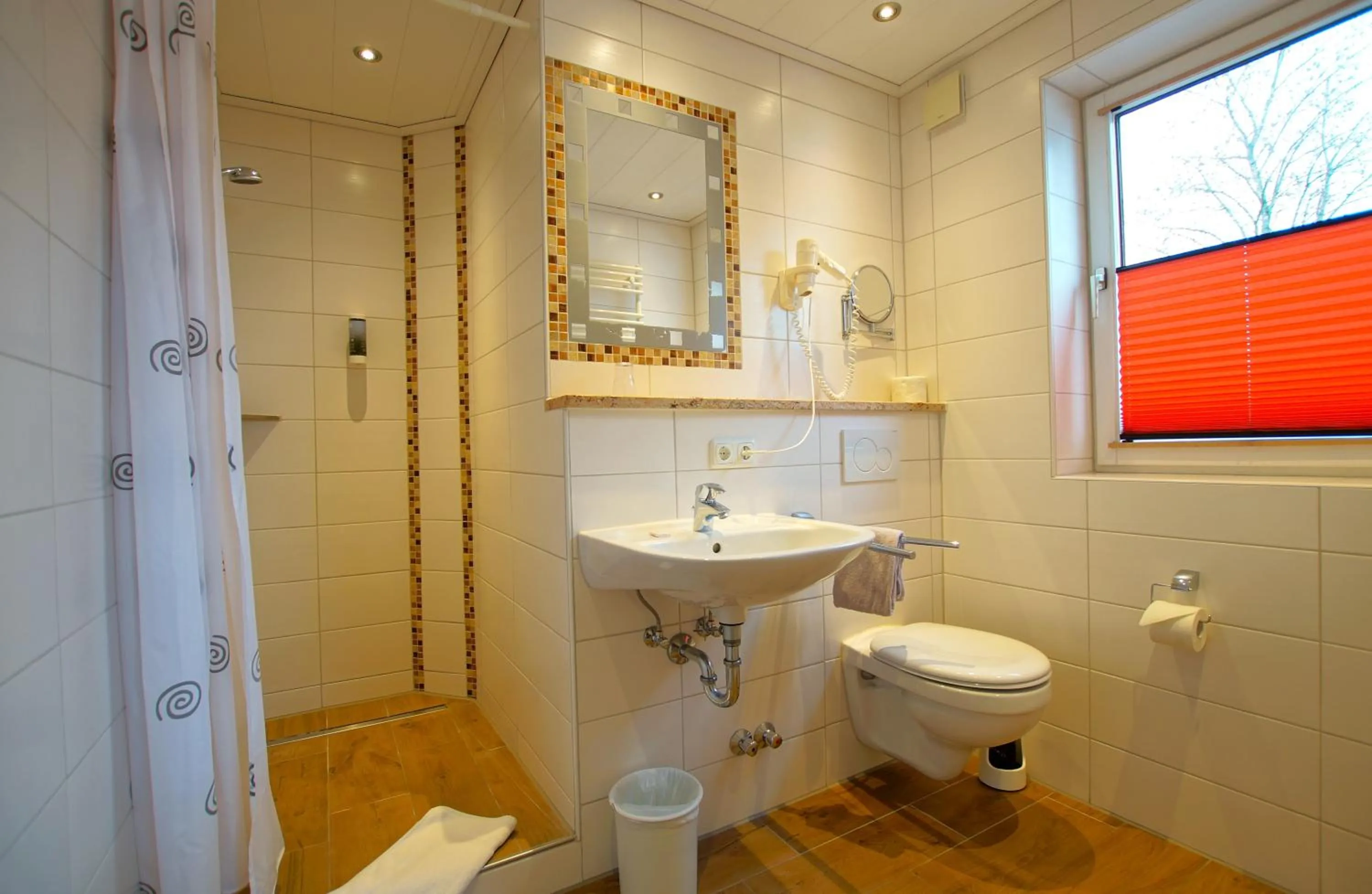 Shower in Hotel Waldmann