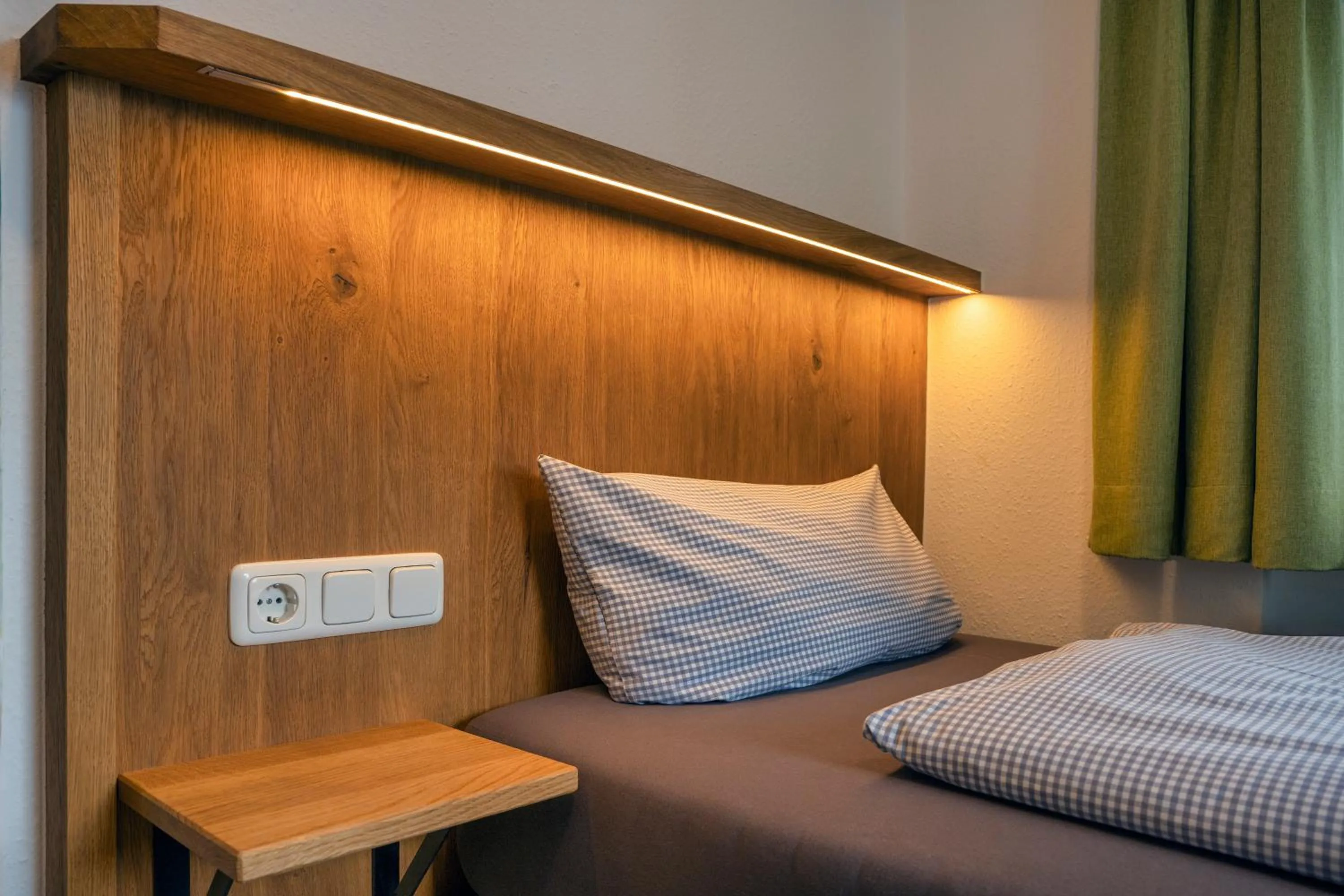 Bed in Hotel Waldmann