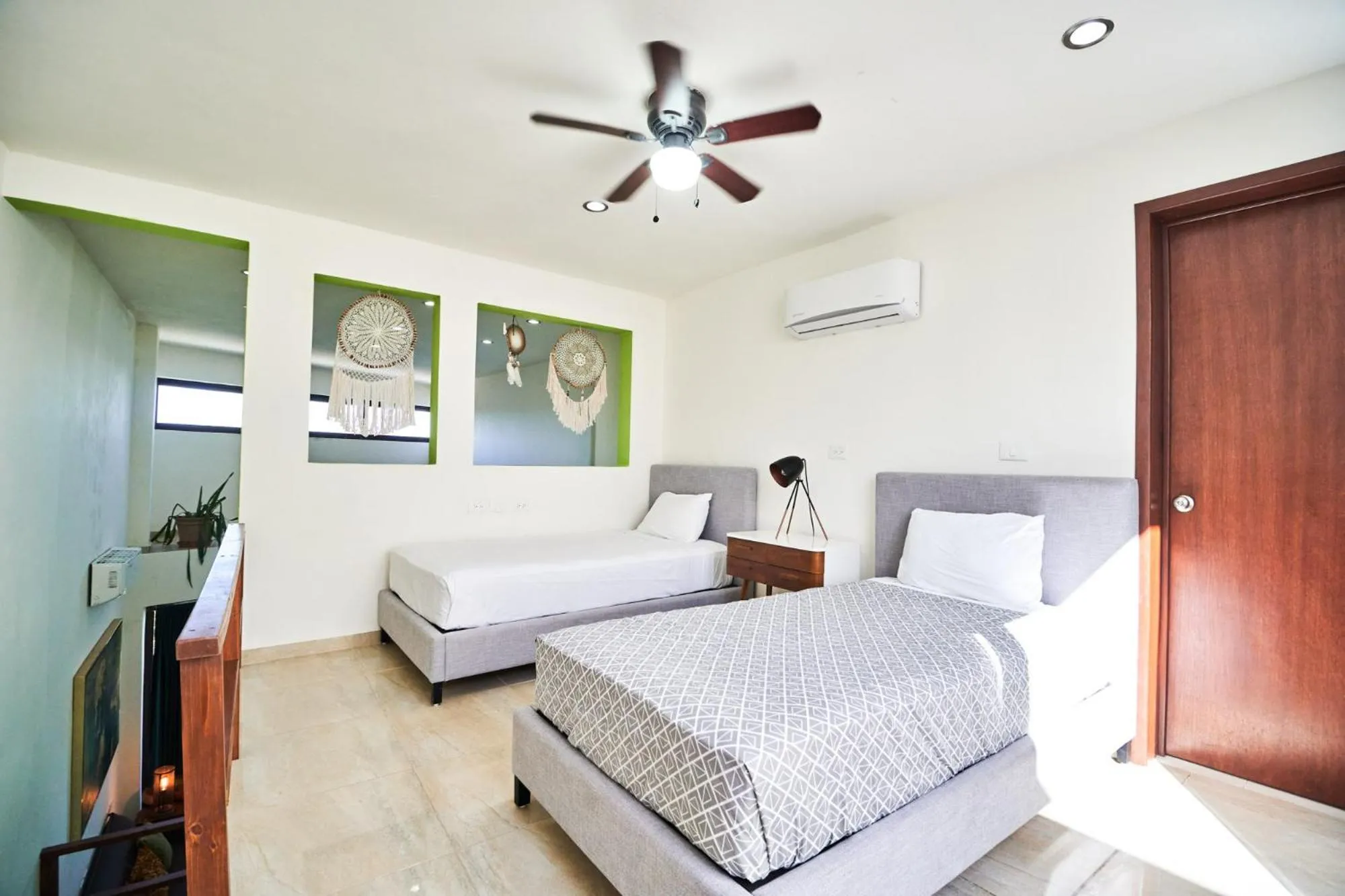 Bed in Cave Apartments Mexico 5