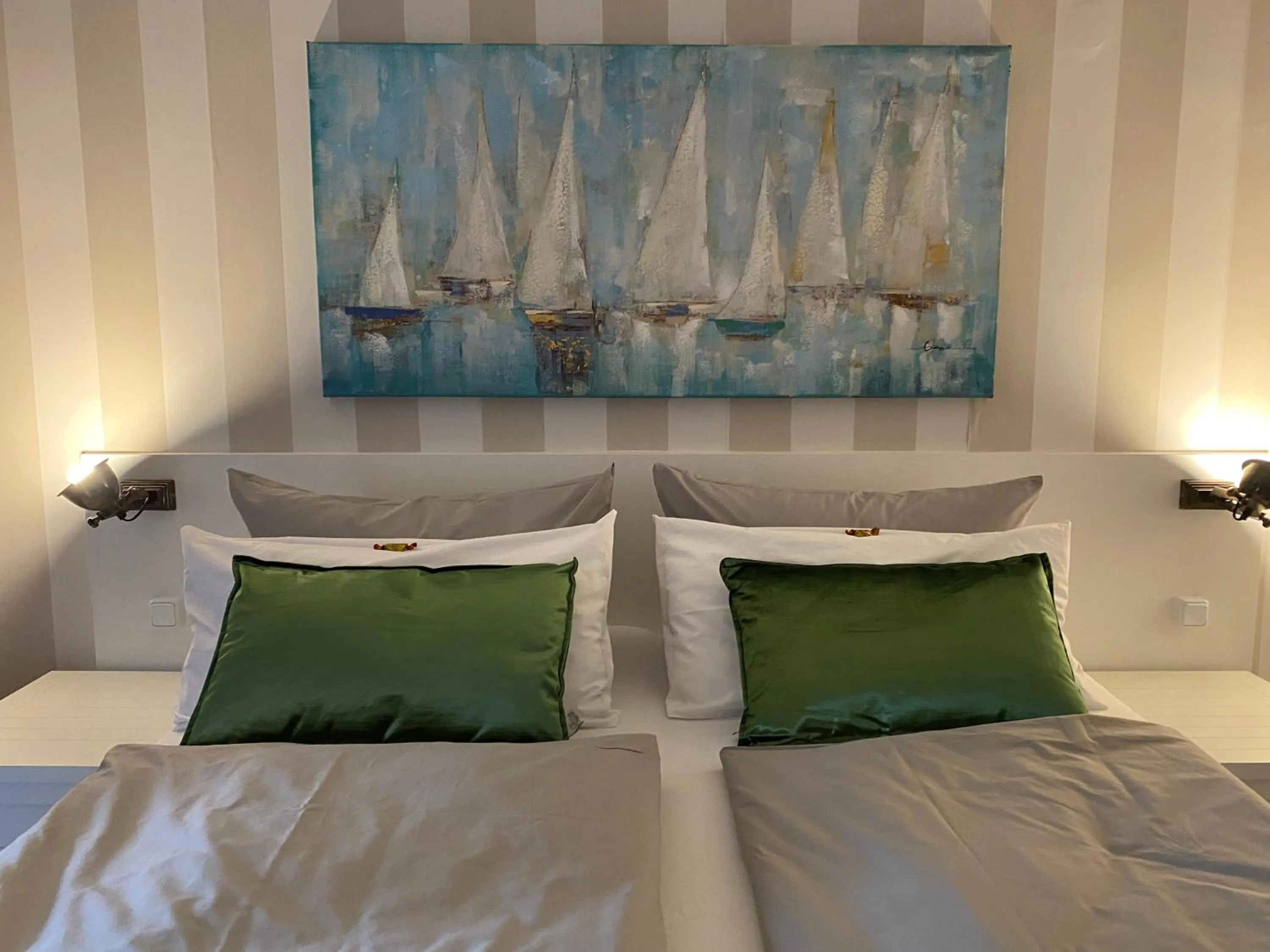 Bedroom, Bed in Relitto Boutique und Aparthotel Borkum