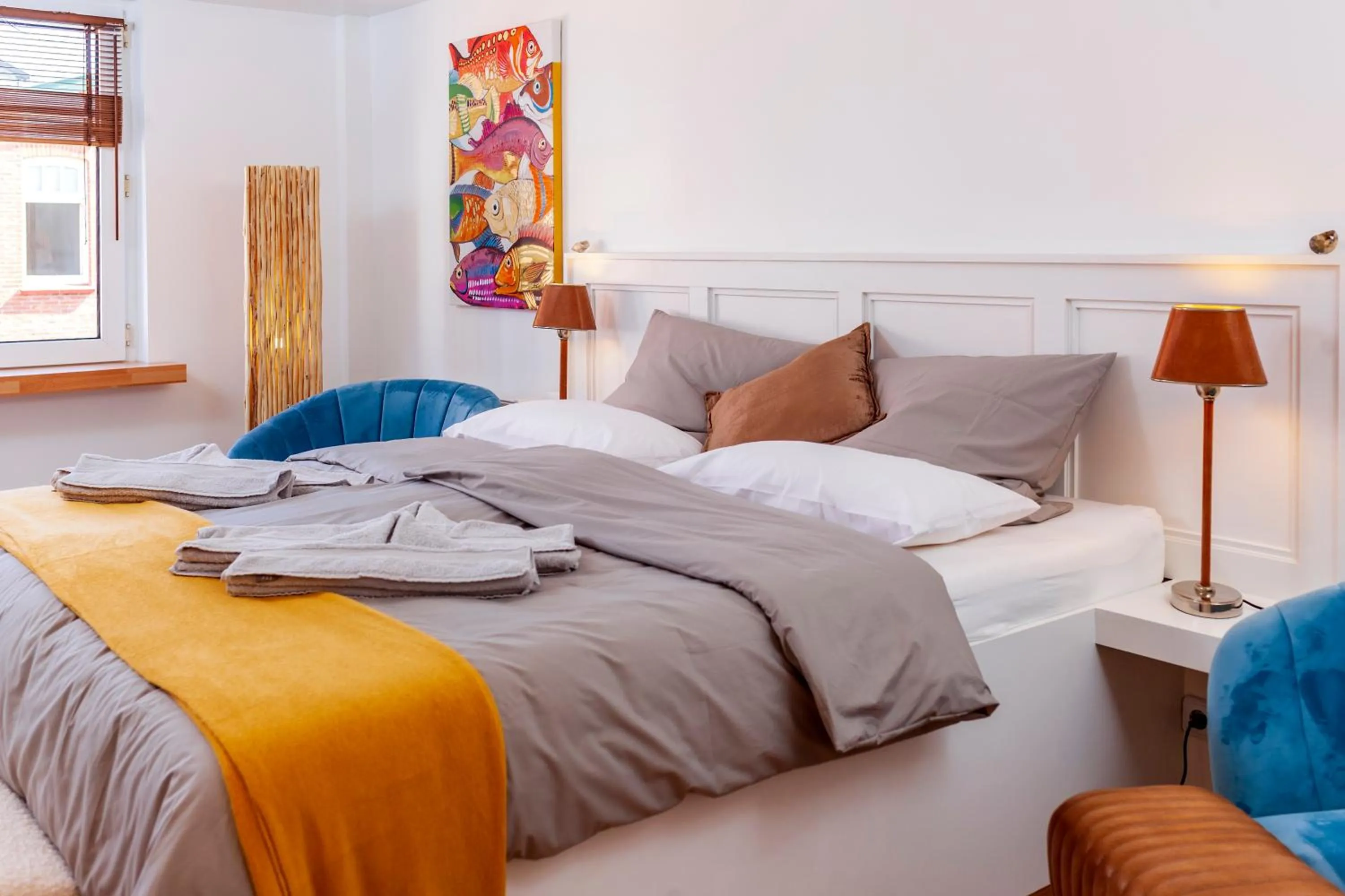 Bed in Relitto Boutique und Aparthotel Borkum