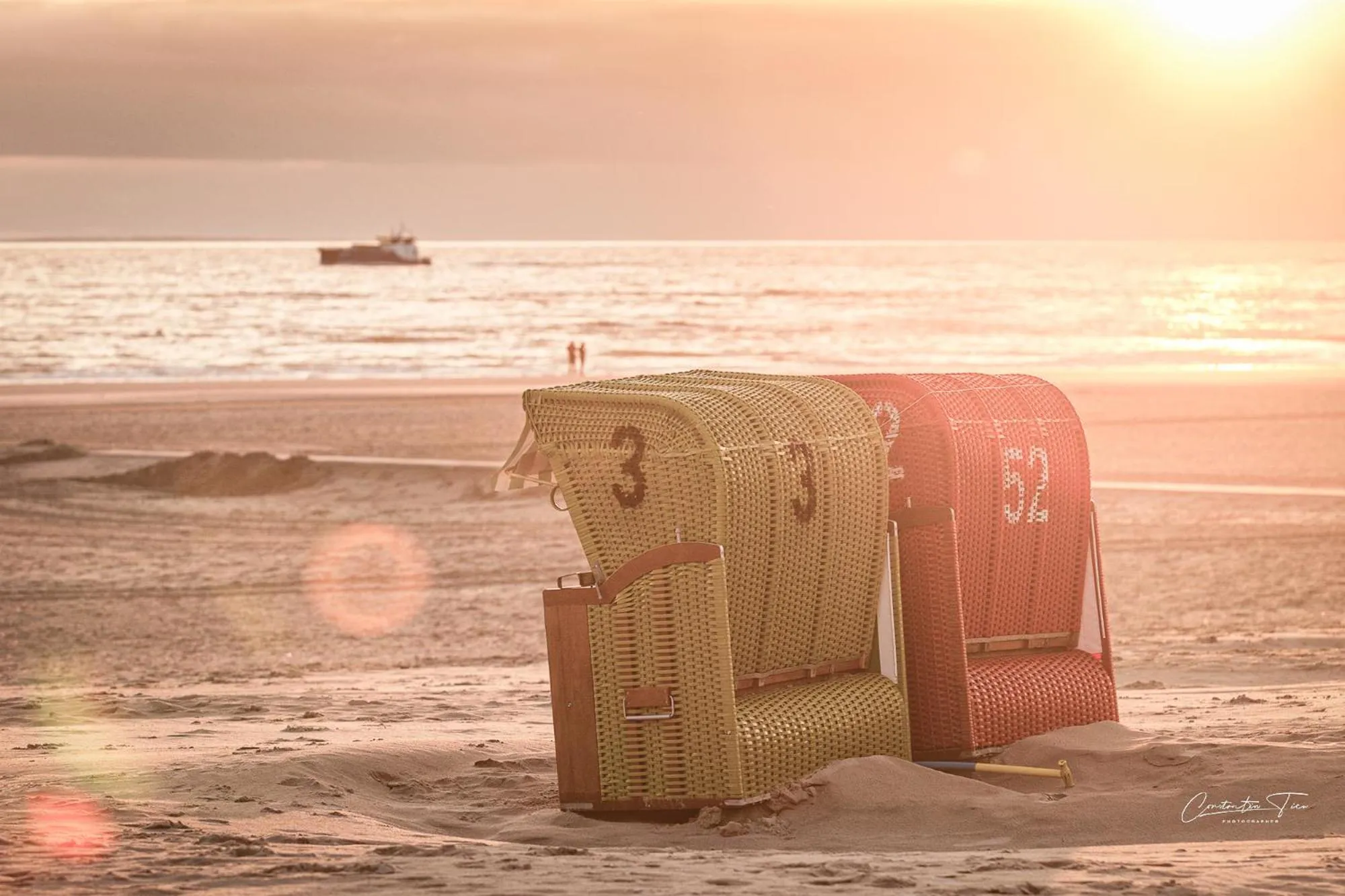 Beach in Relitto Boutique und Aparthotel Borkum