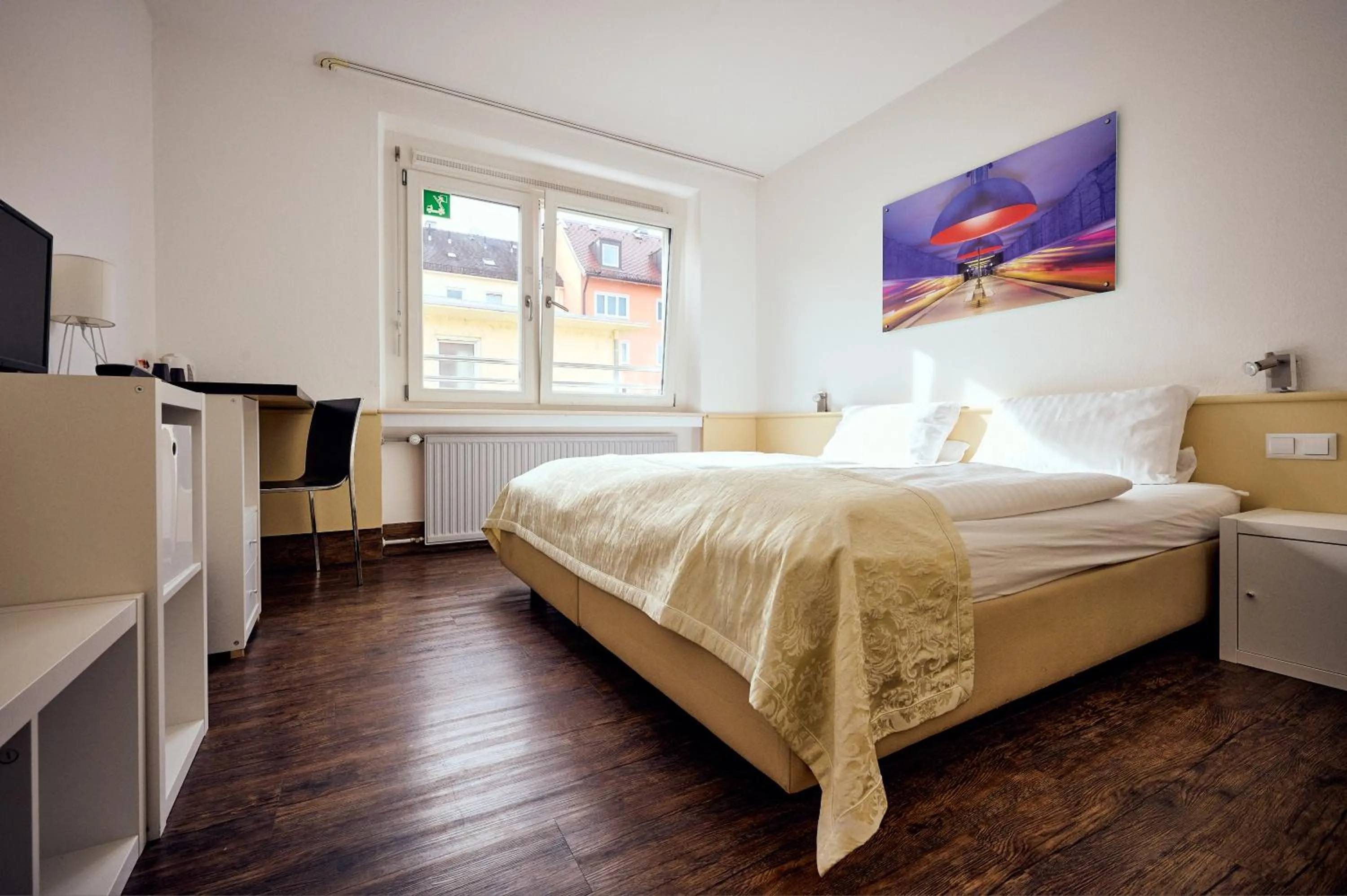 Photo of the whole room, Bed in THE 4YOU Hostel & Hotel Munich