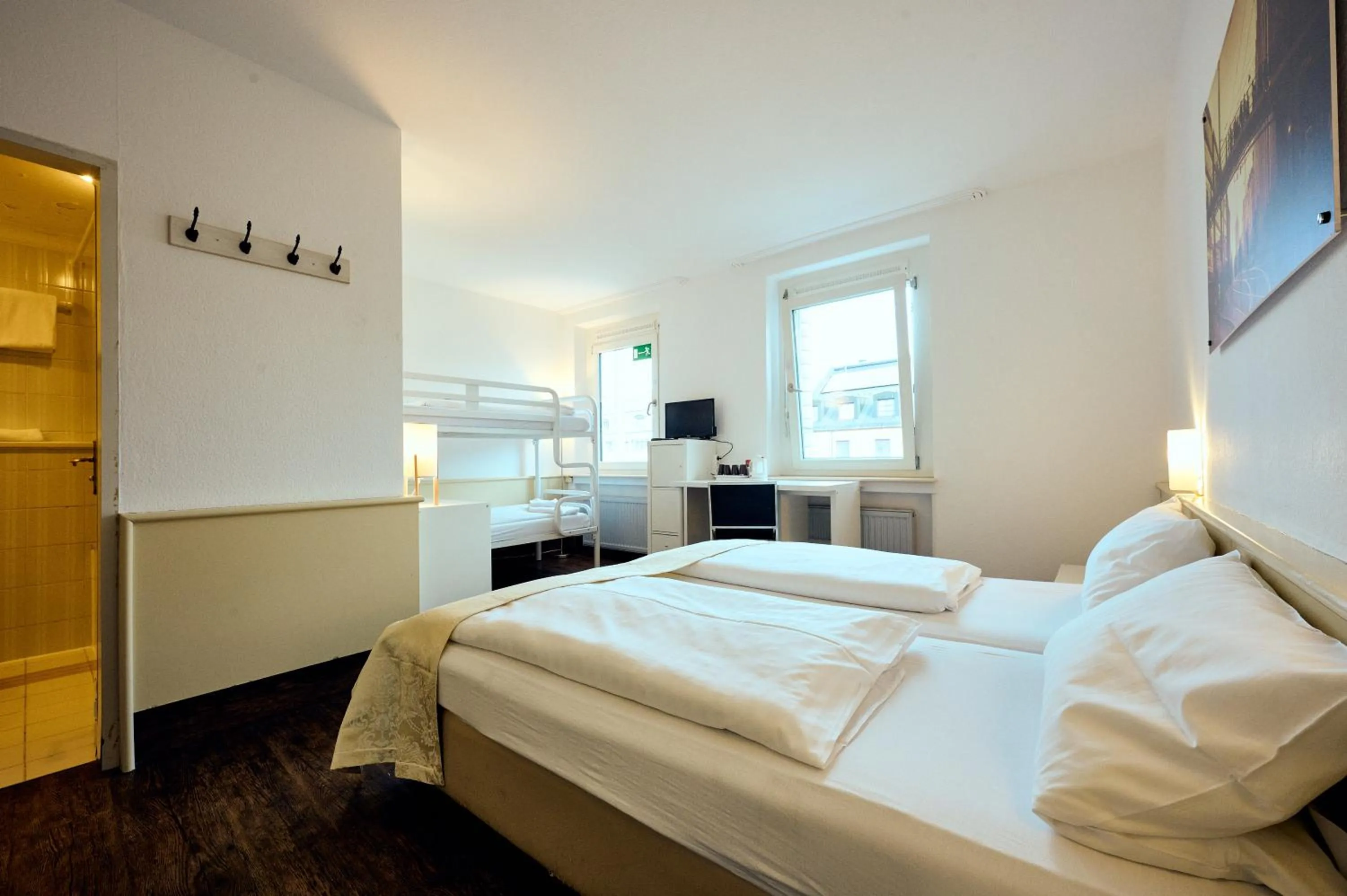 Photo of the whole room, Bed in THE 4YOU Hostel & Hotel Munich
