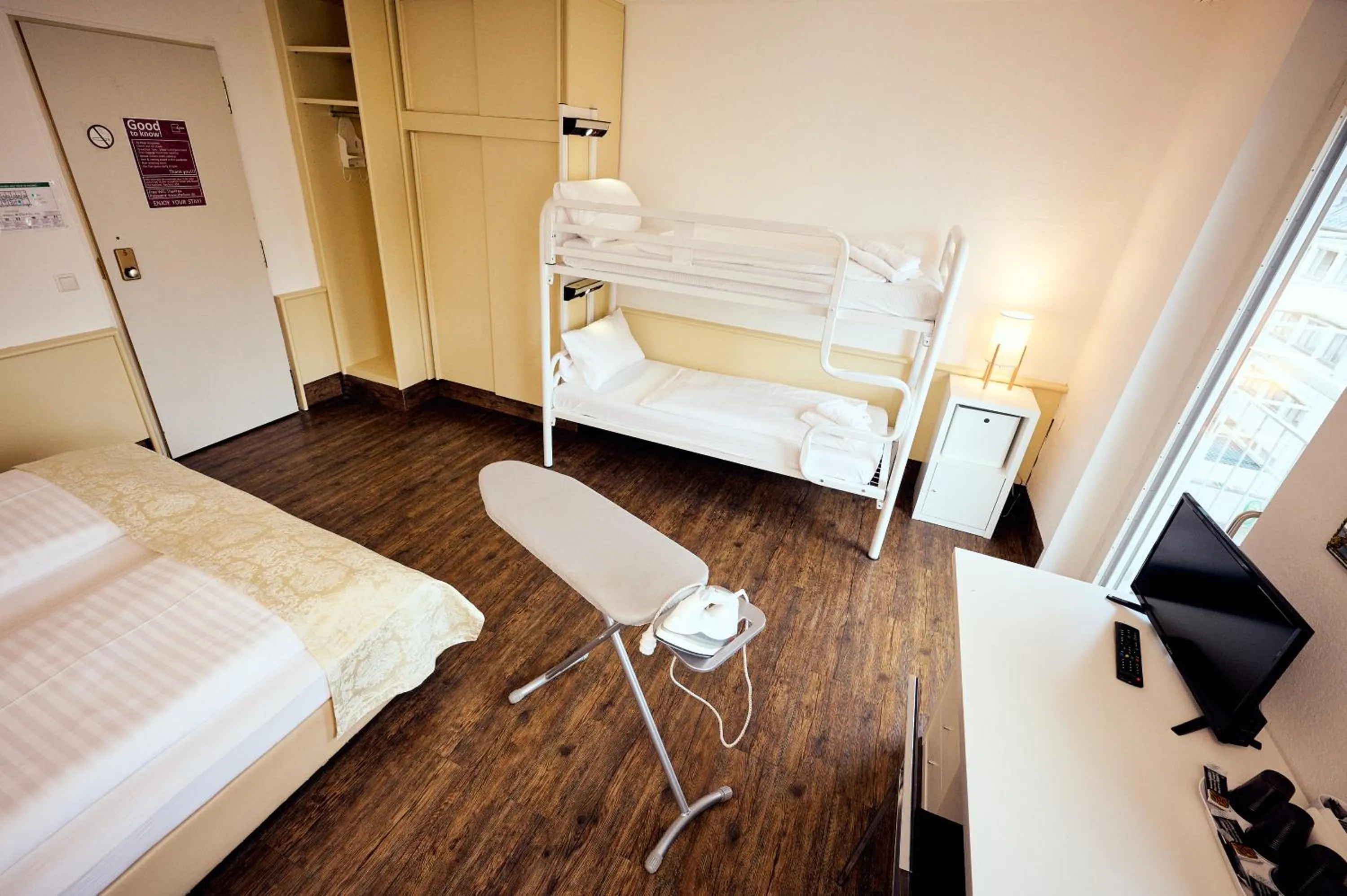 Photo of the whole room, Bed in THE 4YOU Hostel & Hotel Munich