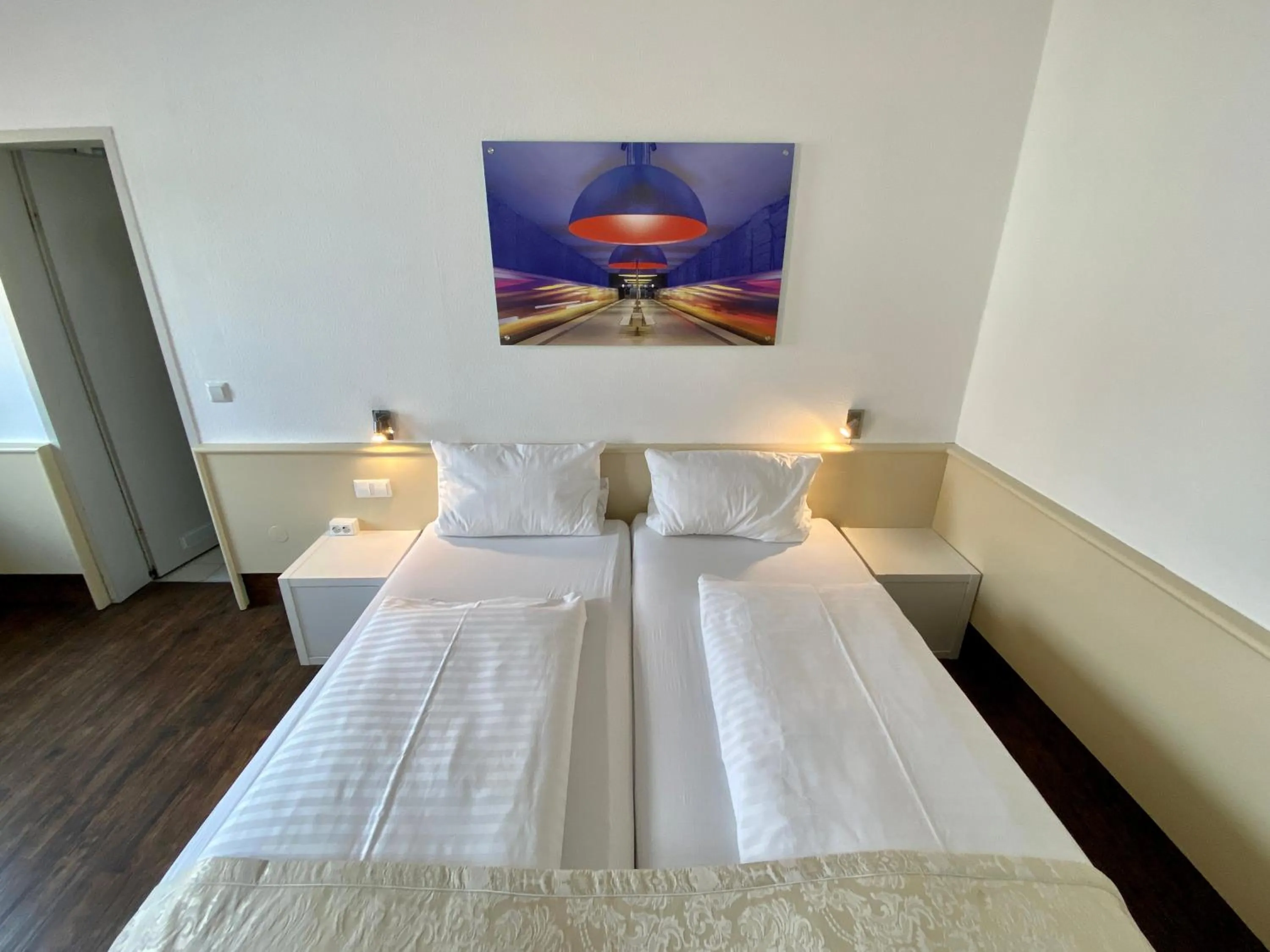 Photo of the whole room, Bed in THE 4YOU Hostel & Hotel Munich