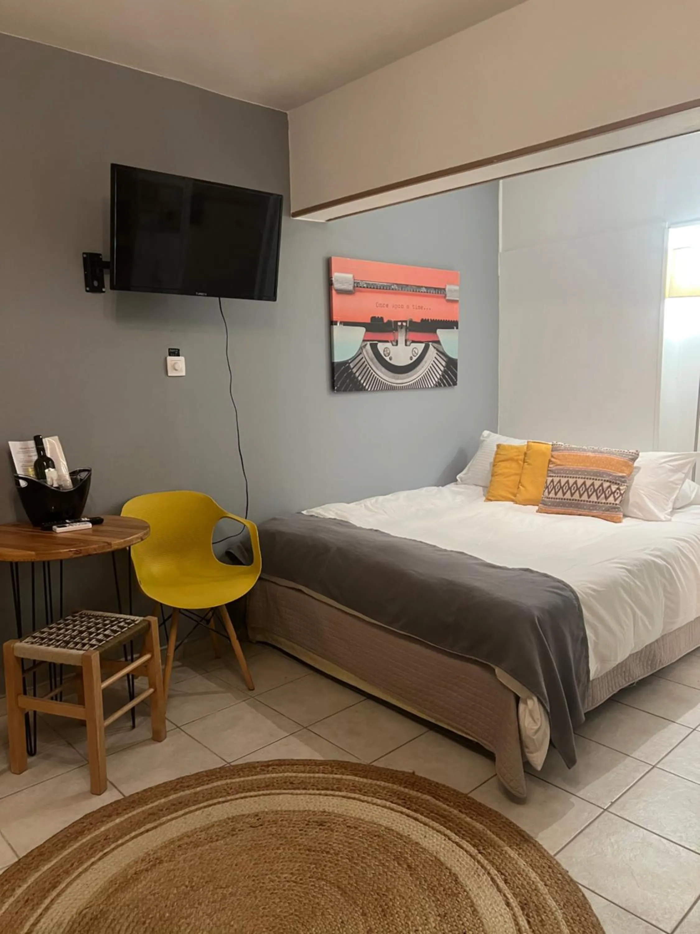 Bed in Lamda Vintage Appartment