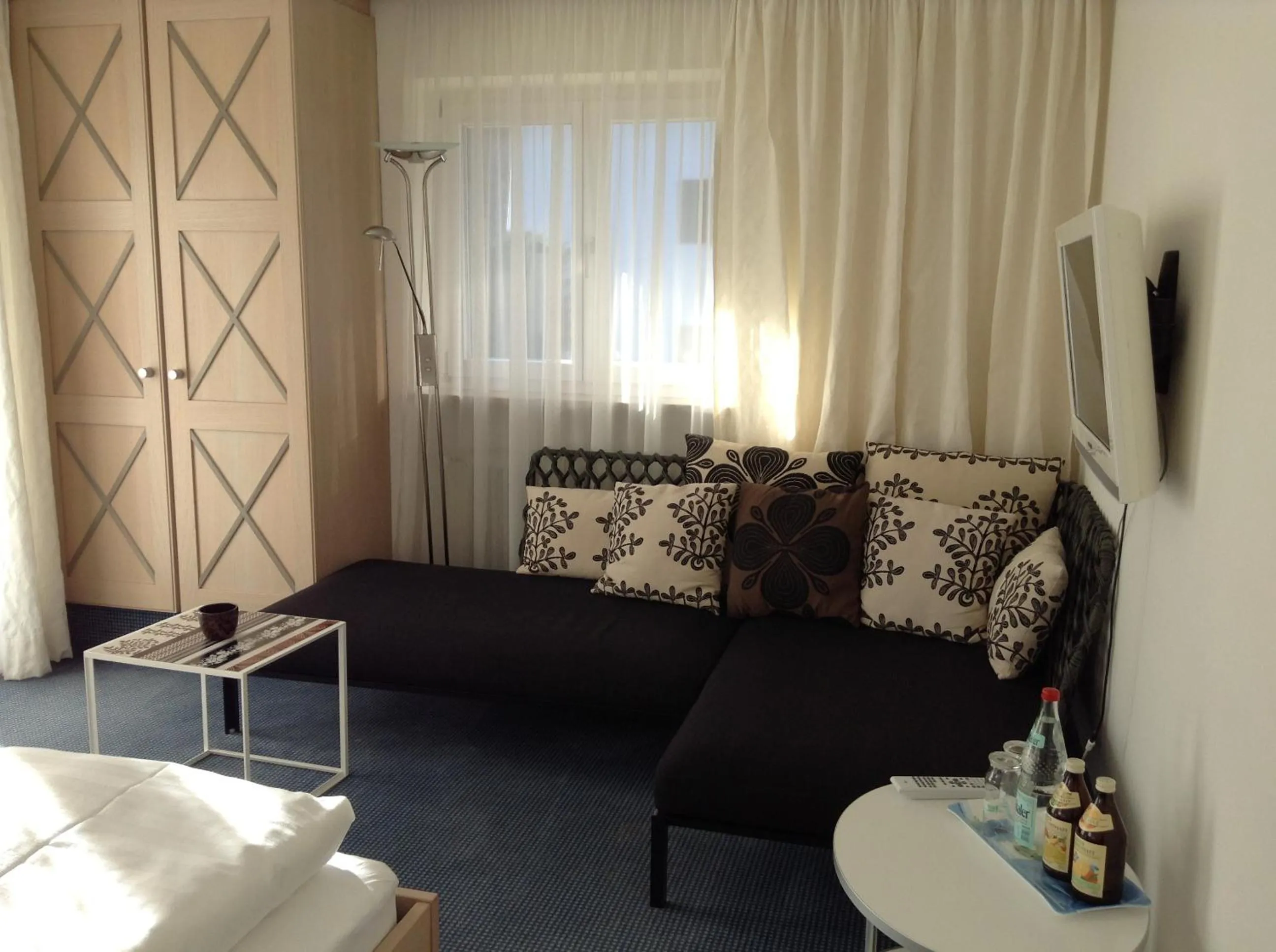 Living room, Bed in Gästehaus Margarete