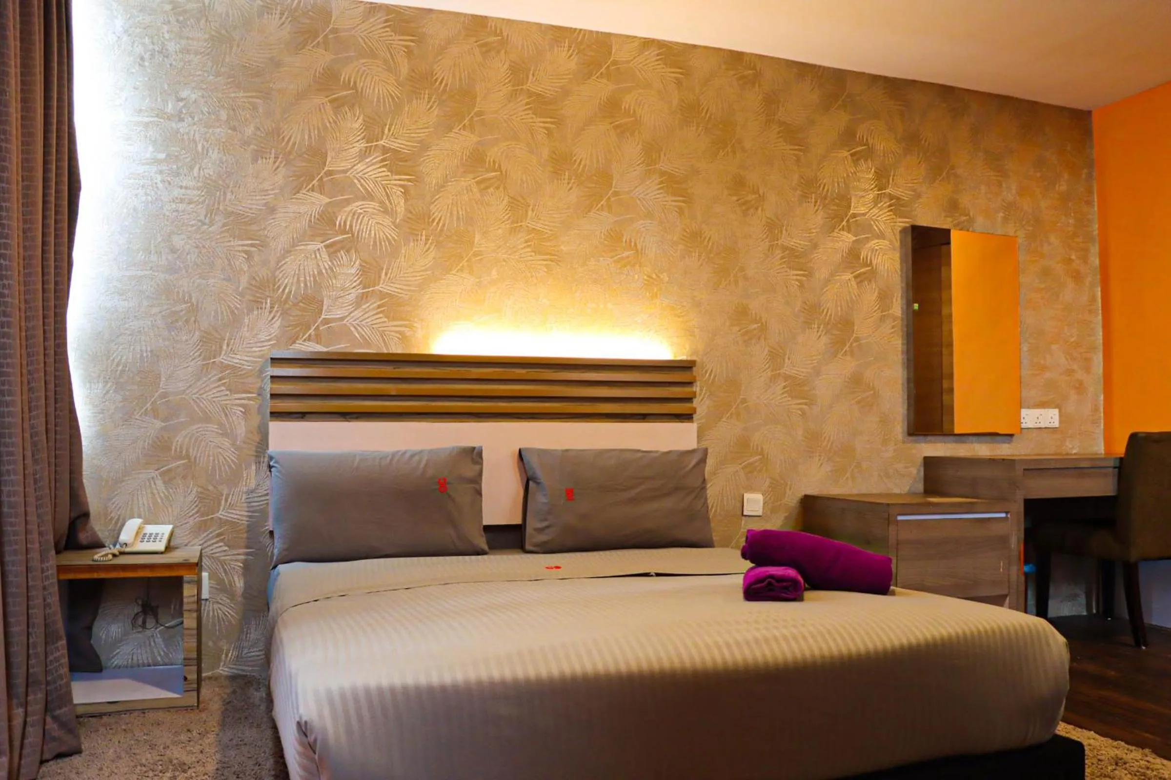 Bed in Classical Boutique Hotel