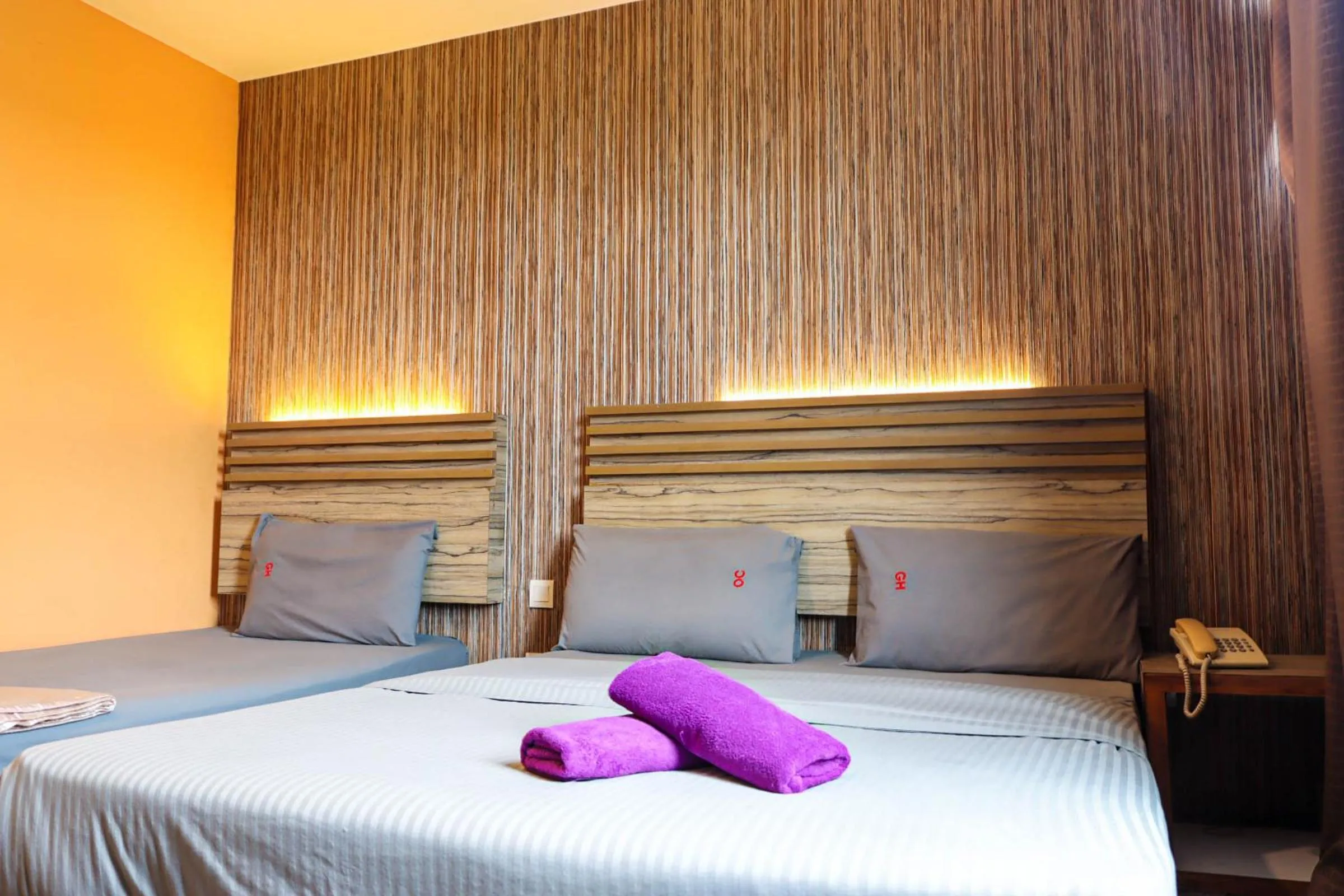 Bed in Classical Boutique Hotel