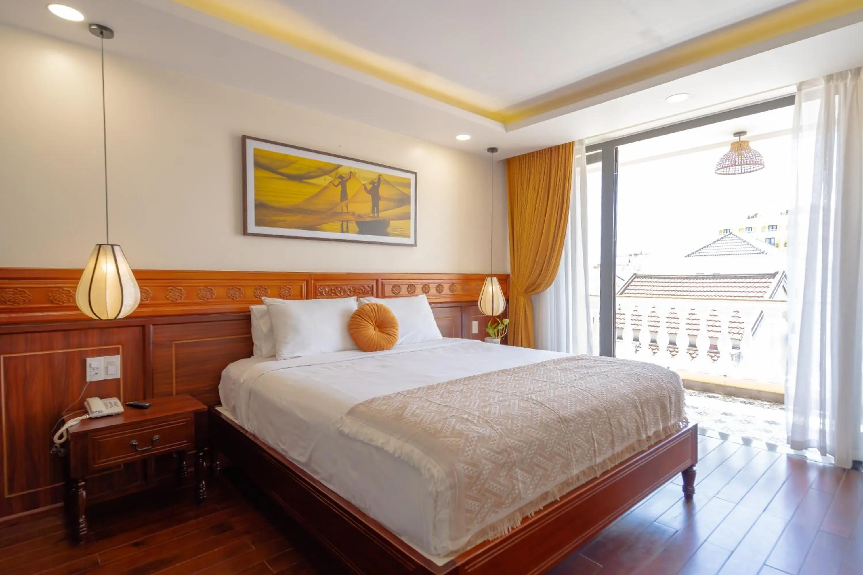 Bedroom, Bed in Virgo Villa Quê Hội An