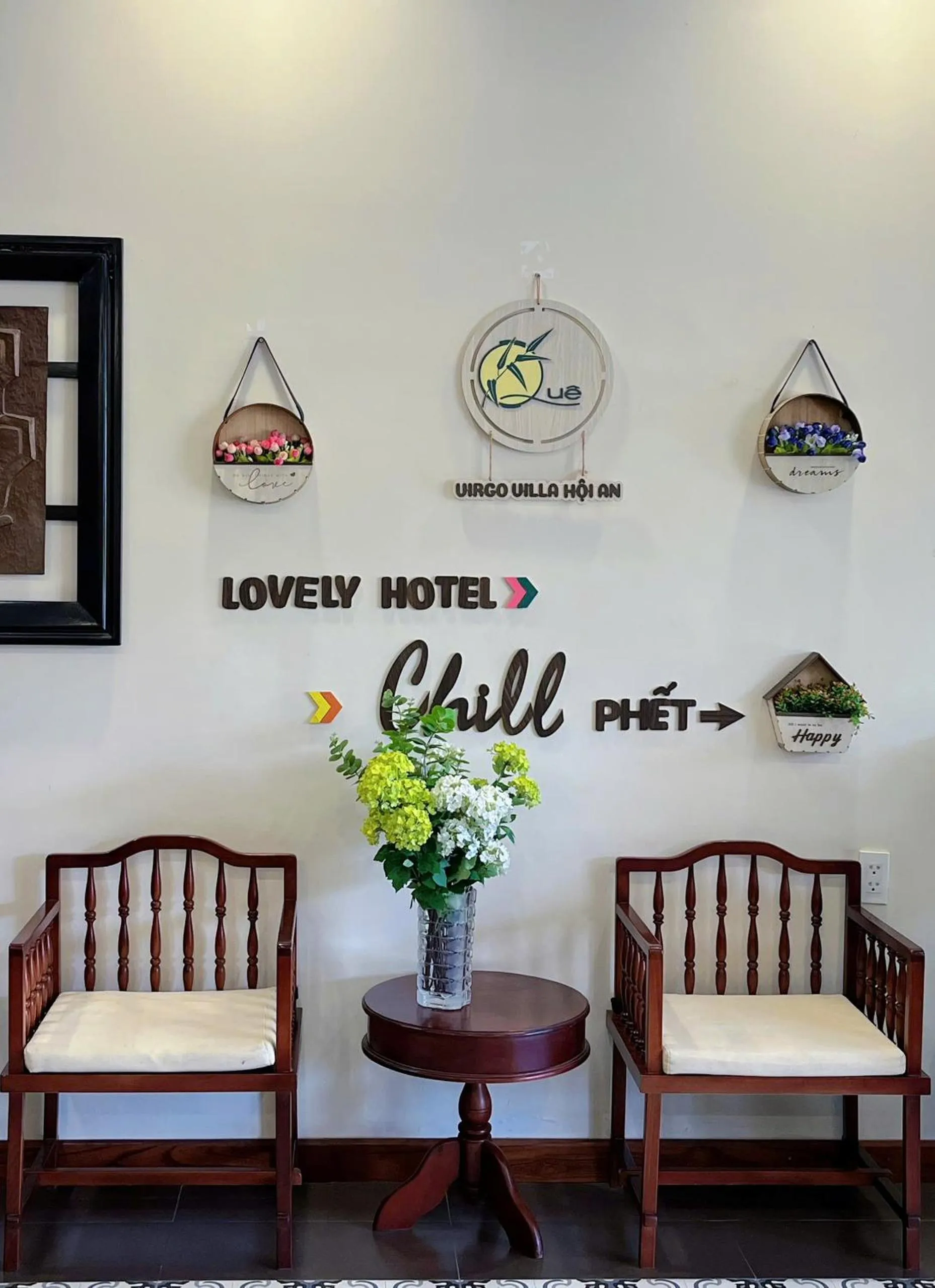 Seating area in Virgo Villa Quê Hội An