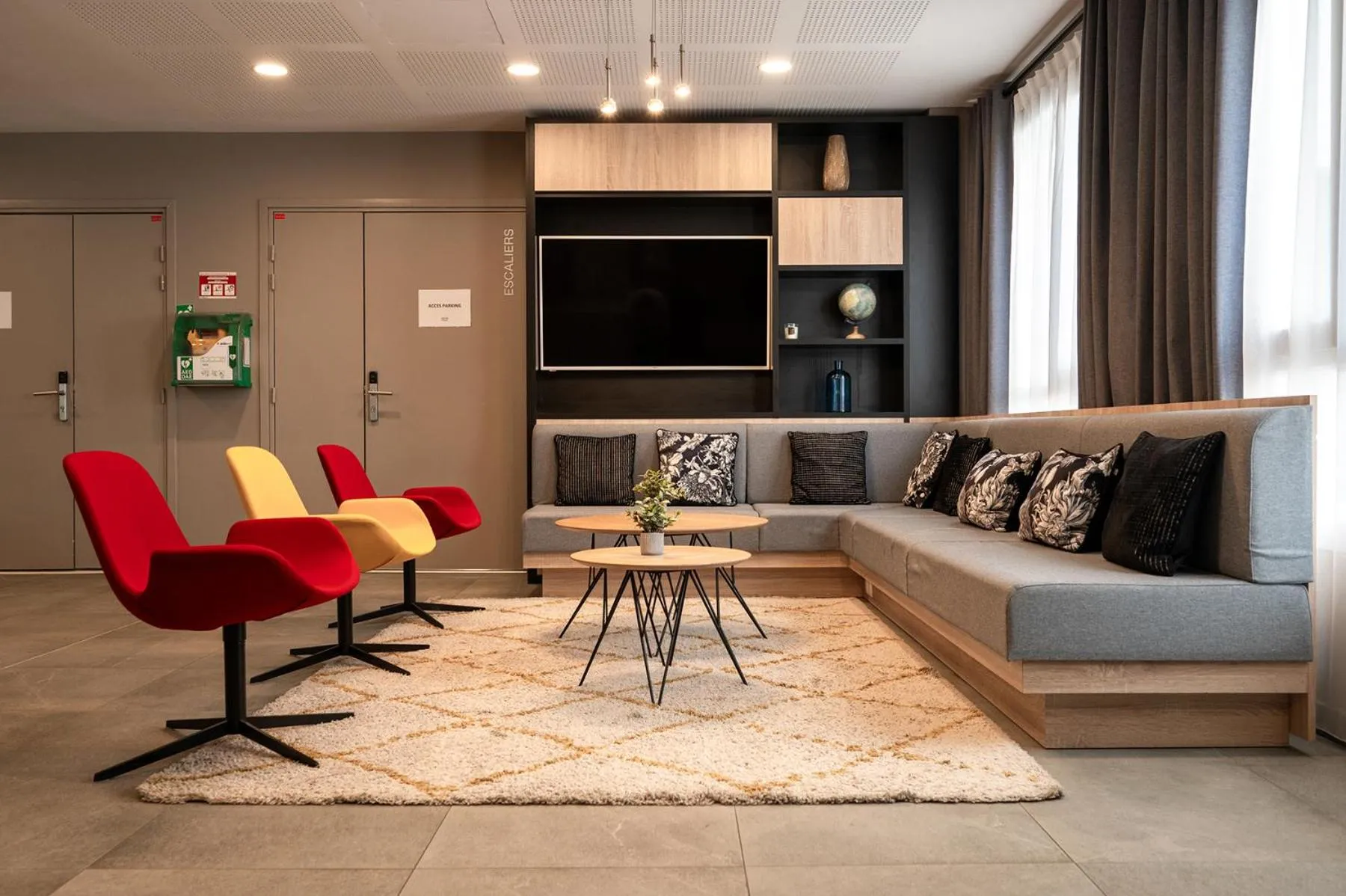 Seating area in Nemea Appart Hotel Europe Velizy Villacoublay