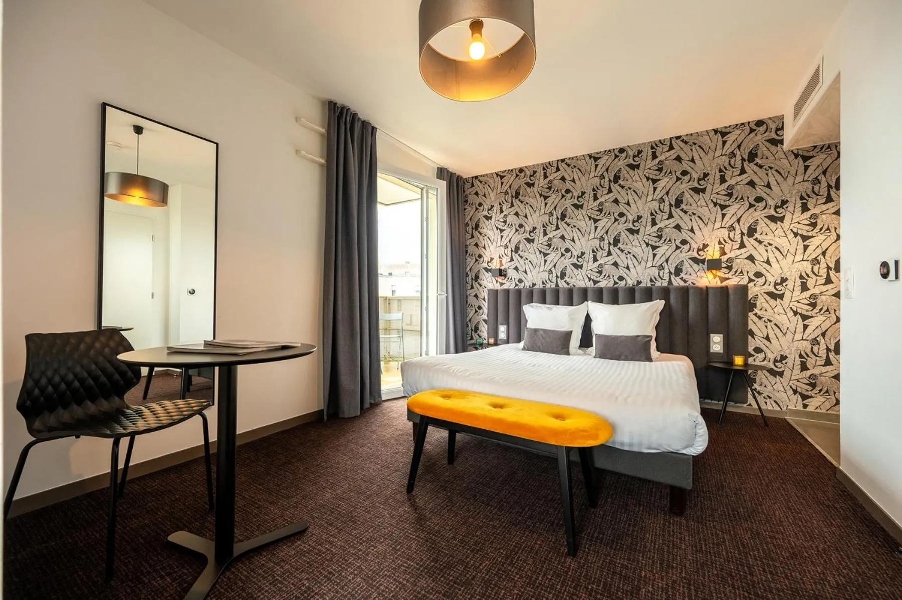 Bed in Nemea Appart Hotel Europe Velizy Villacoublay