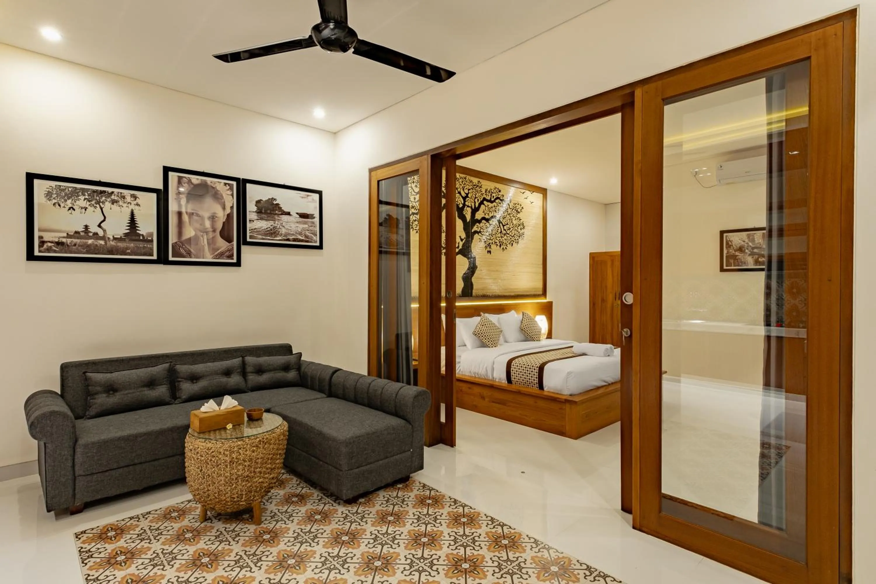 Bed in Villa Wananta