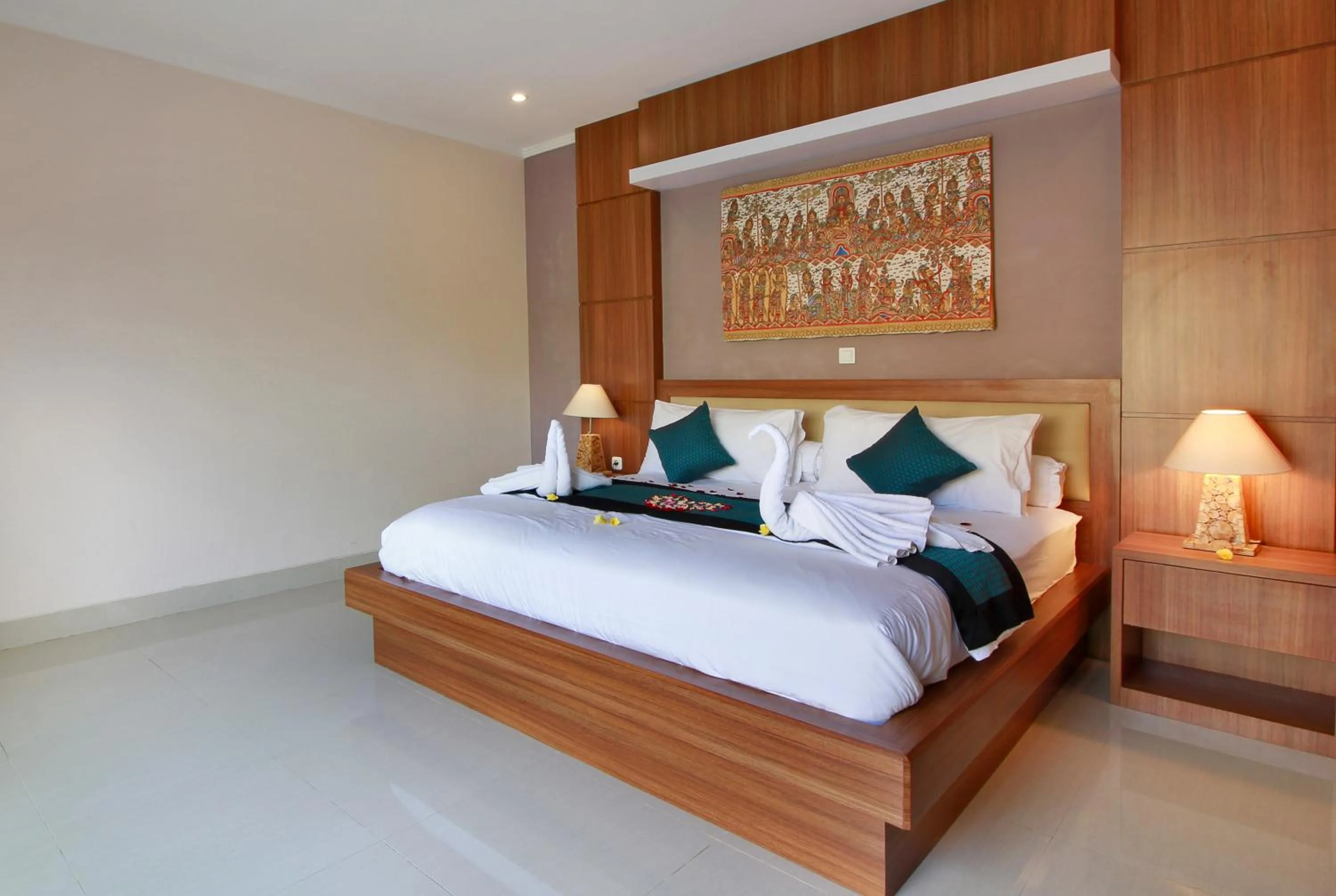 Bed in Villa Wananta