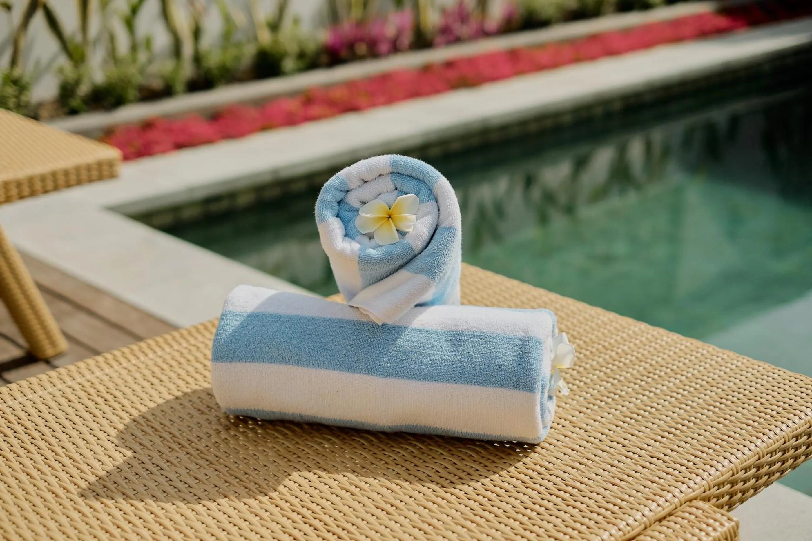 Pool view in Villa Wananta