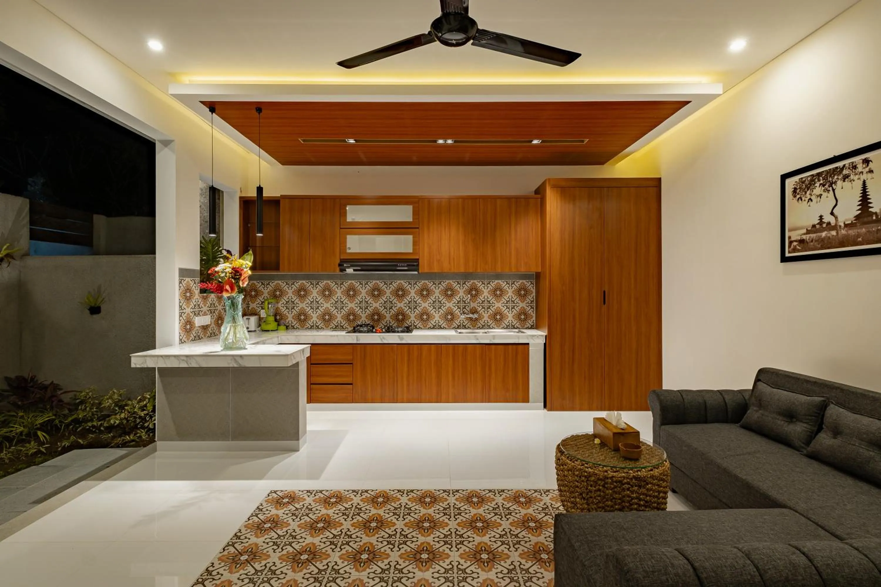 Living room in Villa Wananta