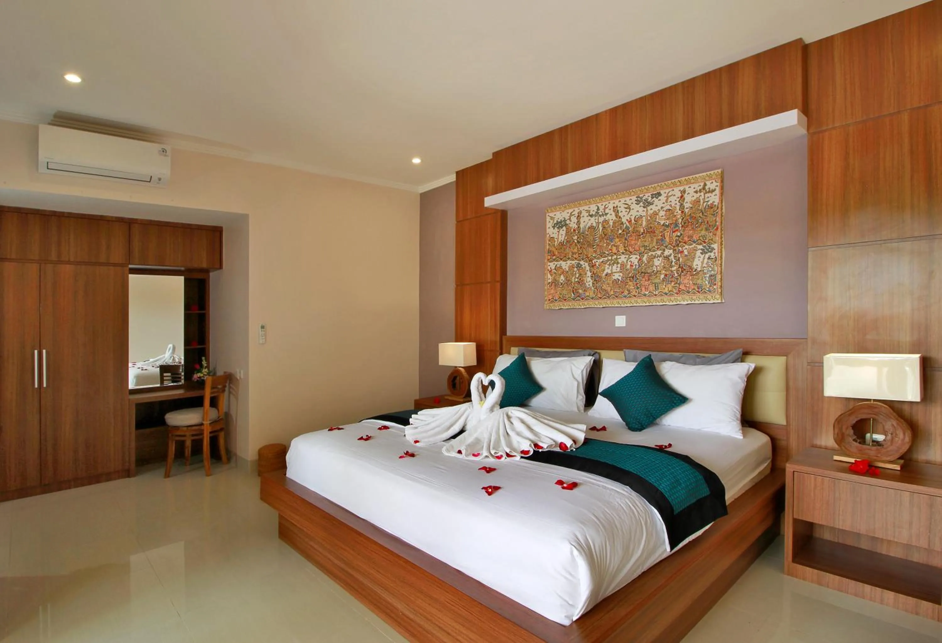 Bed in Villa Wananta