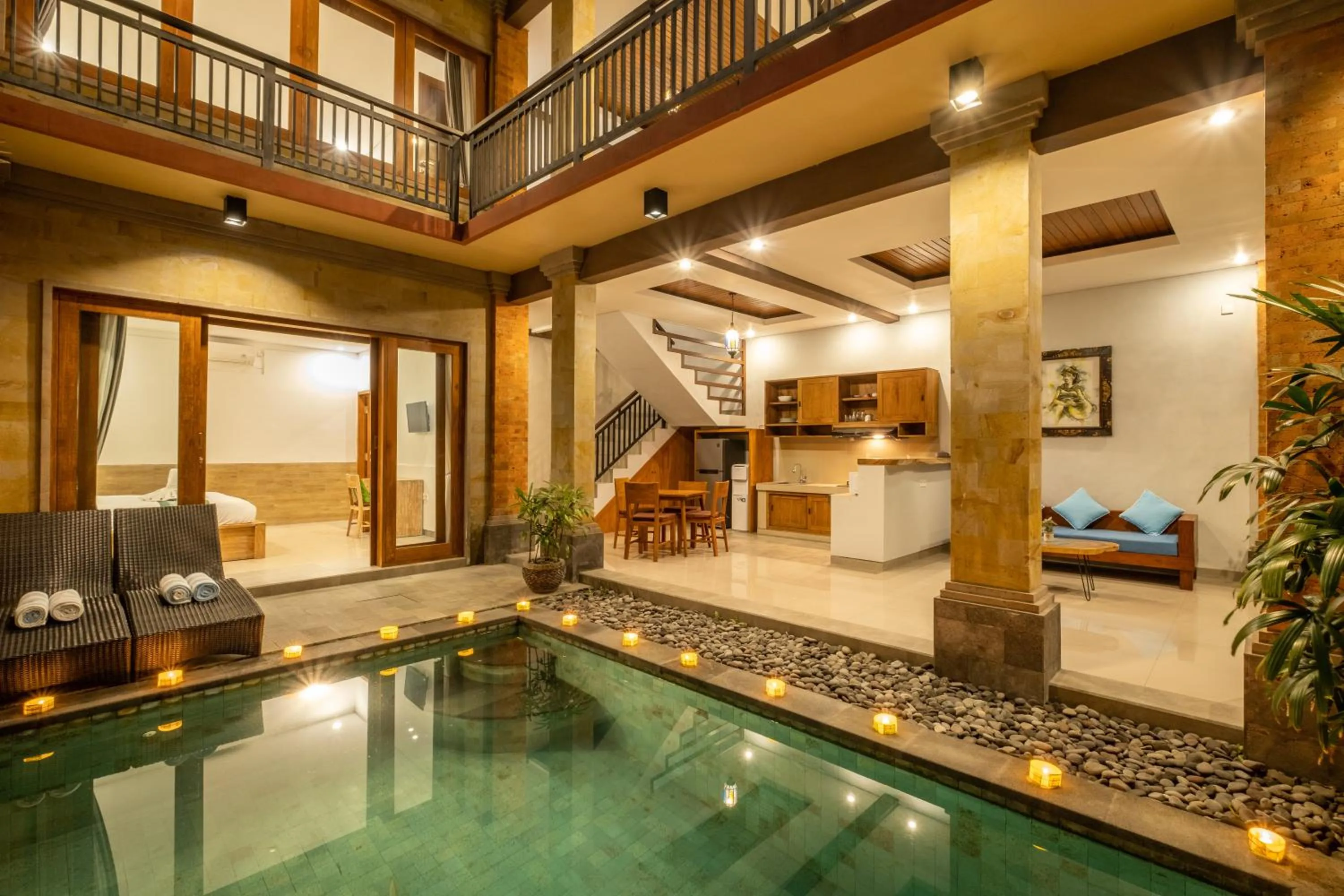 Living room in Villa Wananta