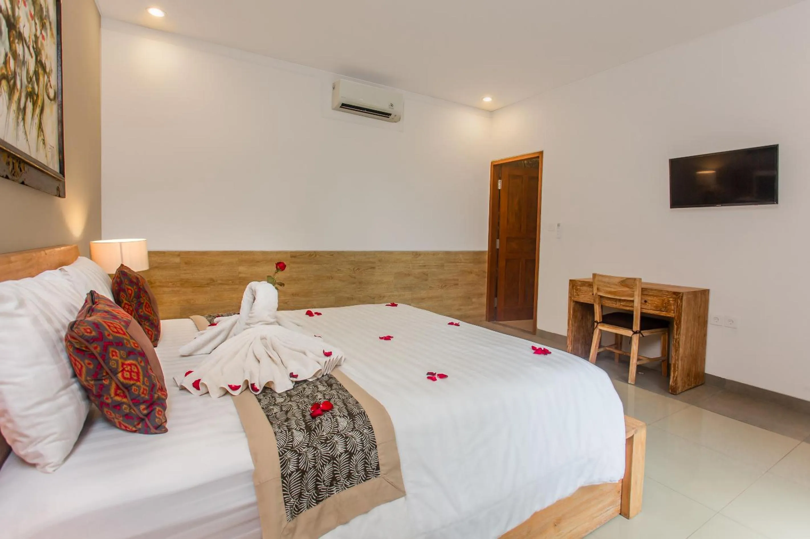 Bedroom, Bed in Villa Wananta