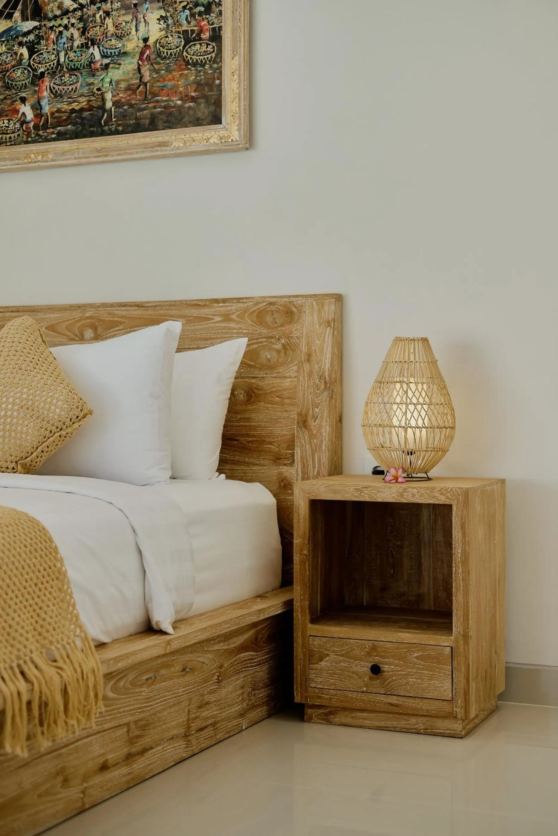 Bed in Villa Wananta