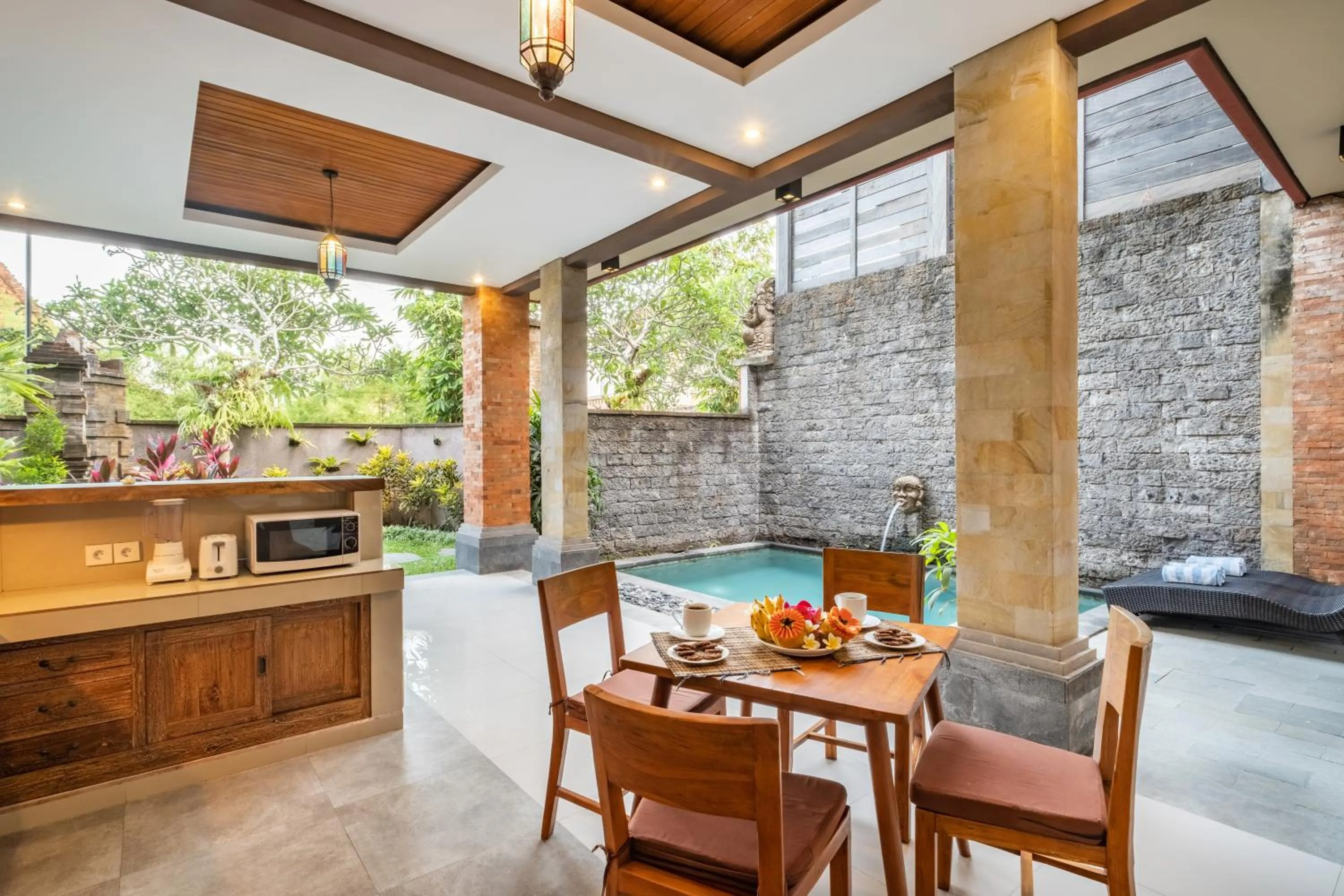 Patio in Villa Wananta