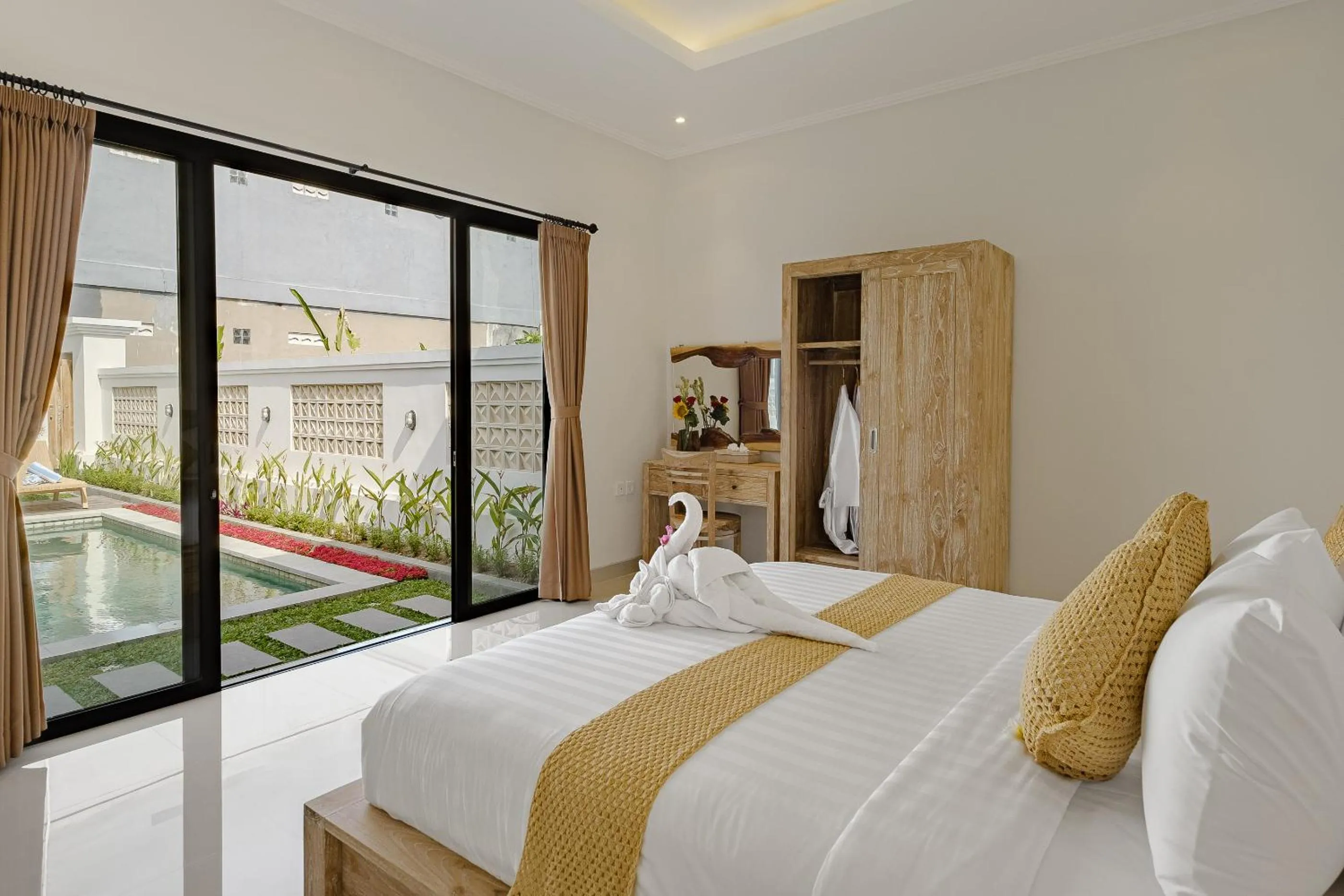 Bed in Villa Wananta