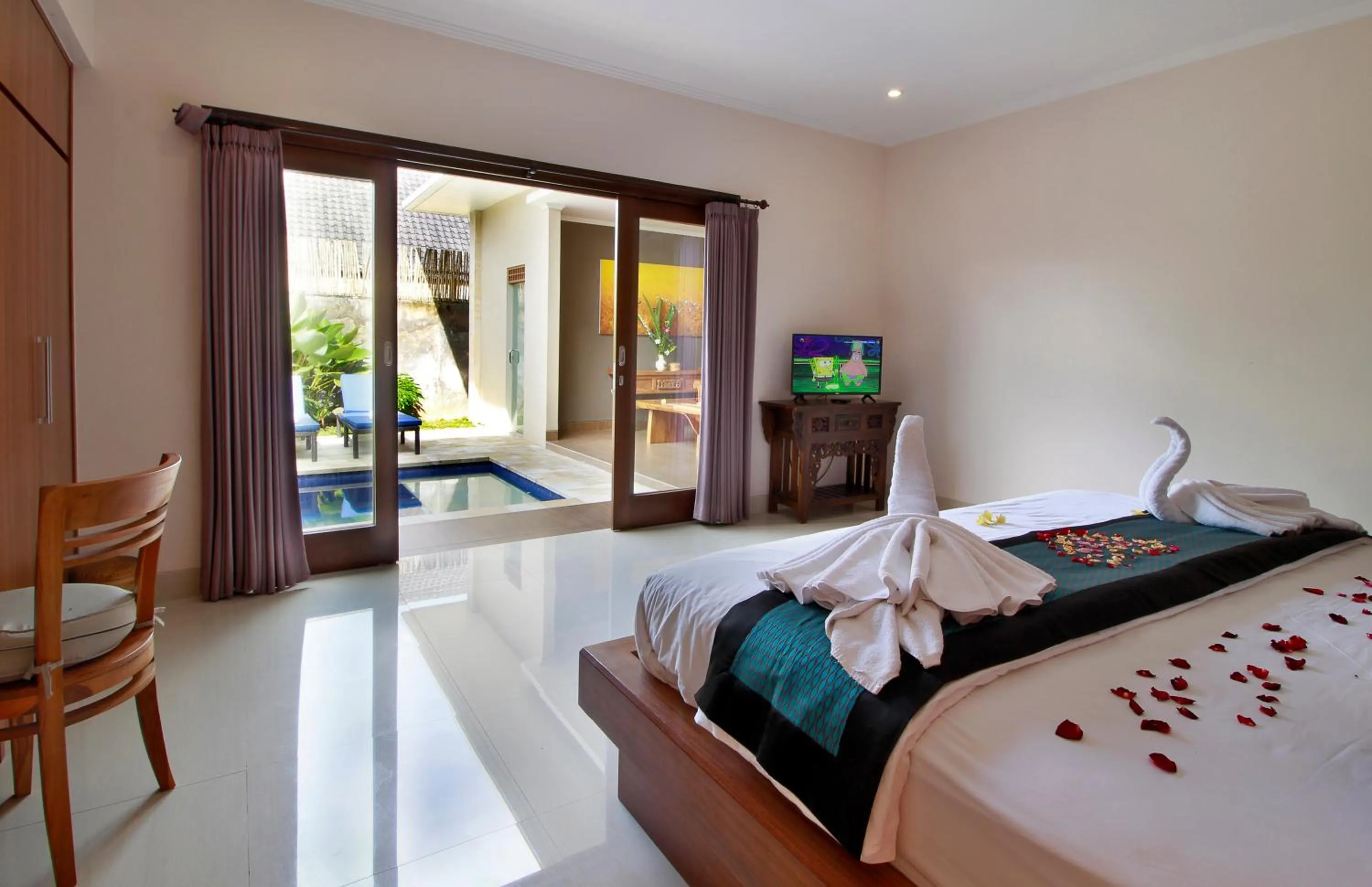 Photo of the whole room, Bed in Villa Wananta