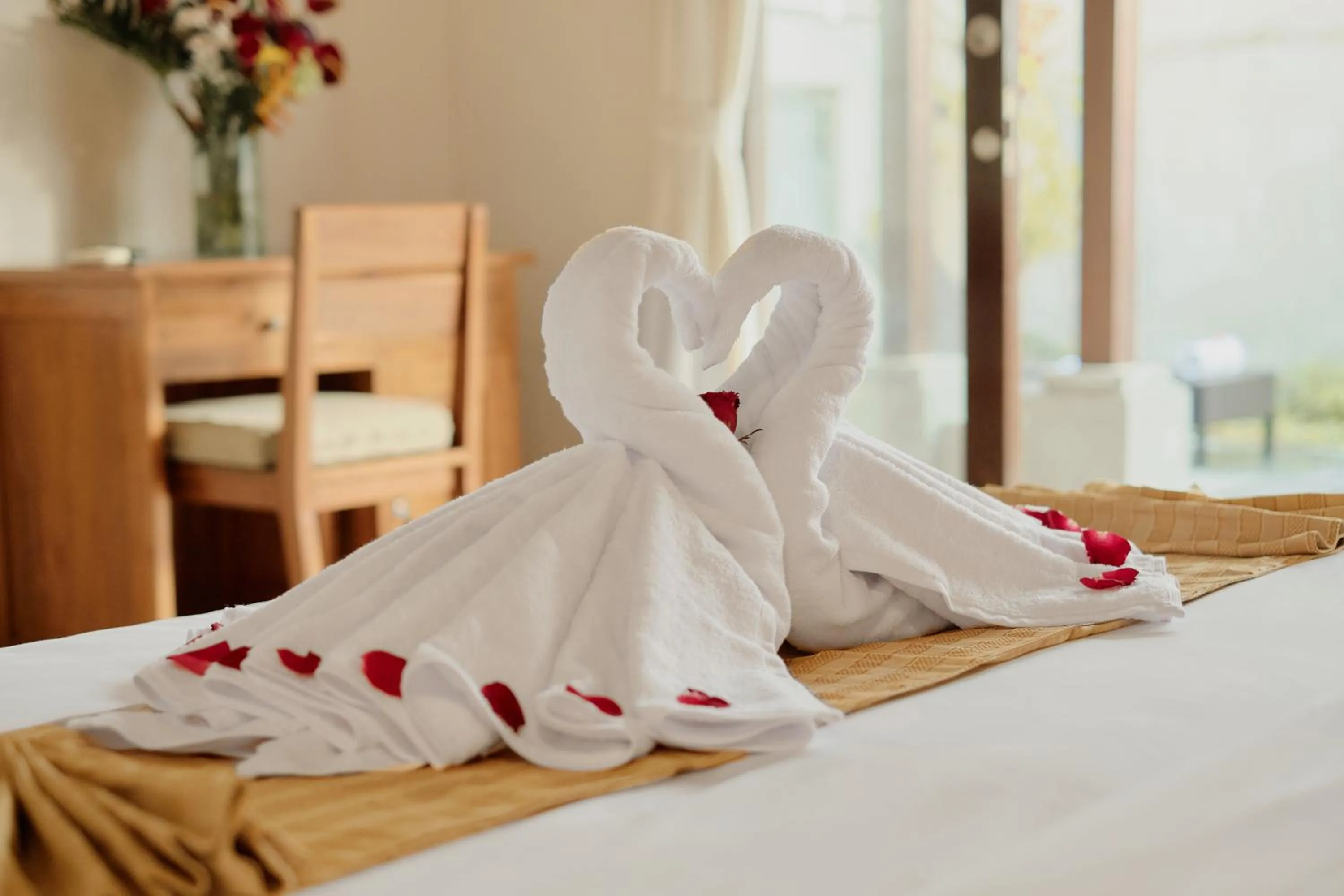 Bed in Villa Wananta