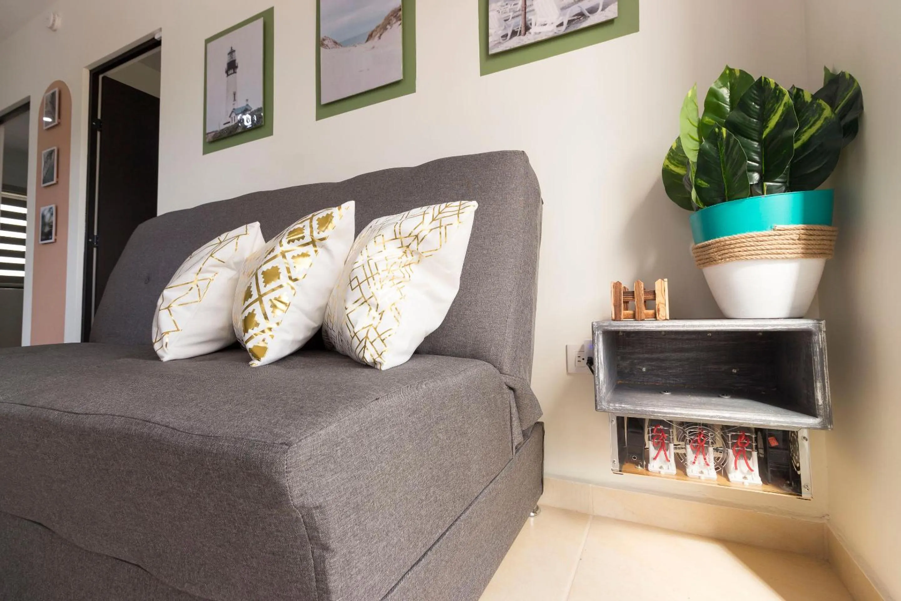 Living room in Bright & Relaxing Full Apartment