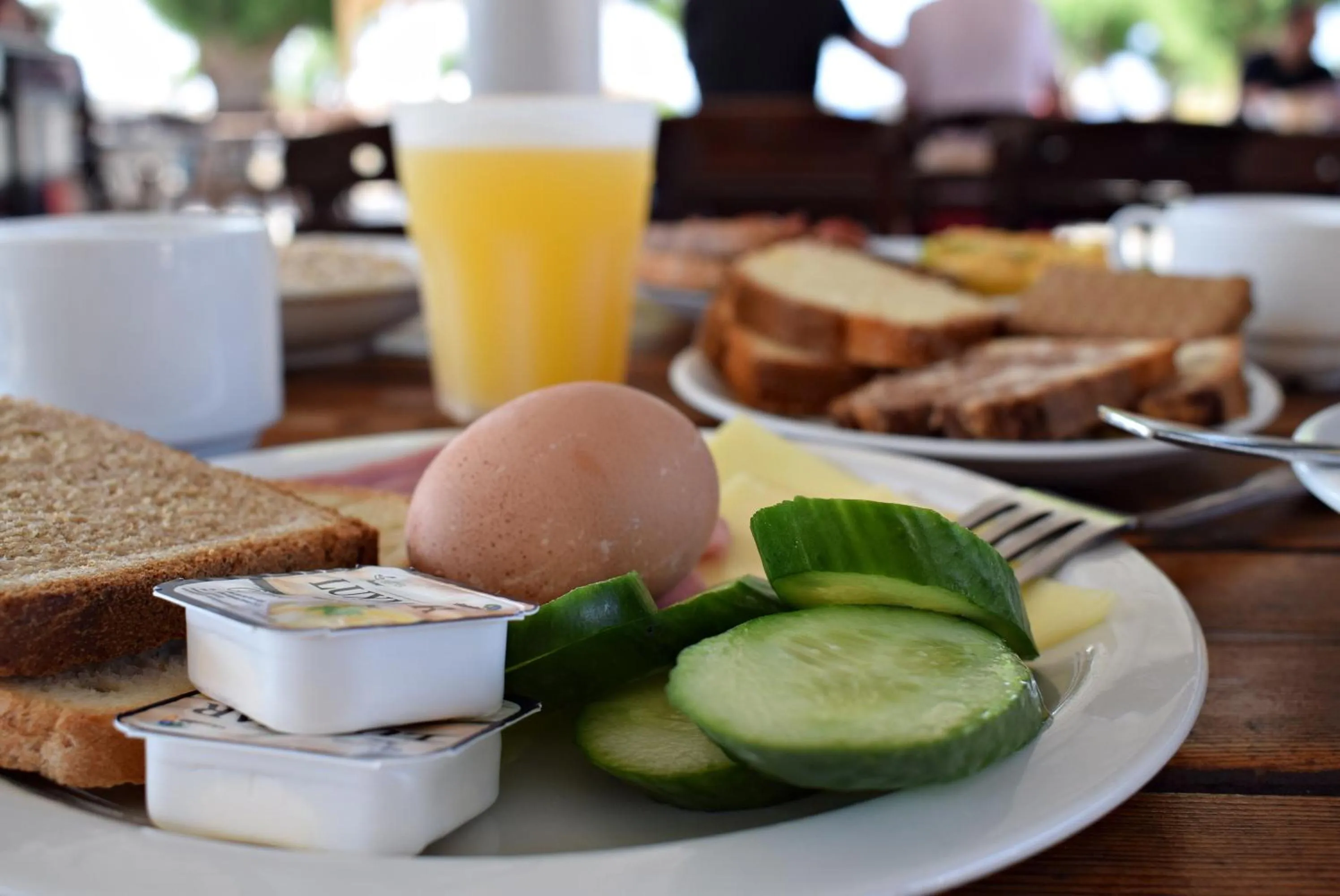 Breakfast in Sun Beach Lindos