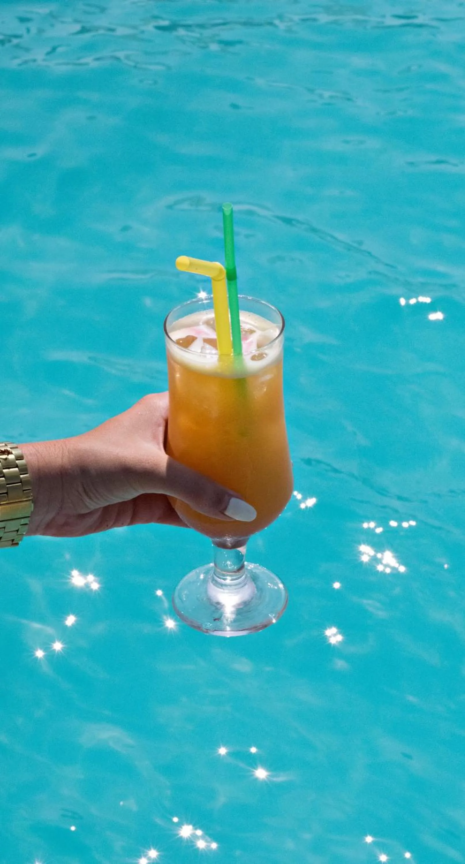 People in Sun Beach Lindos