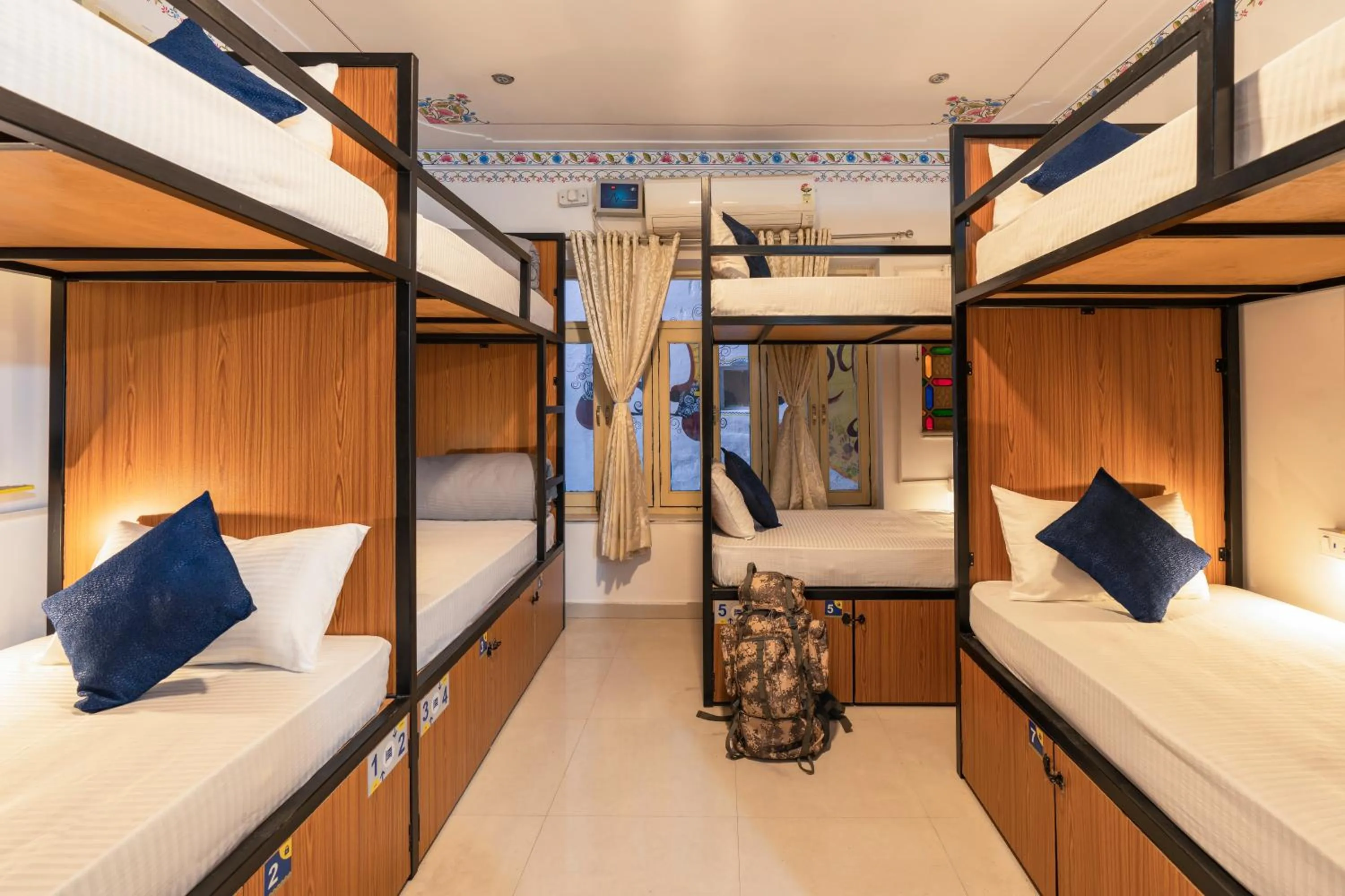 Photo of the whole room, Bed in Shalom Backpackers Udaipur