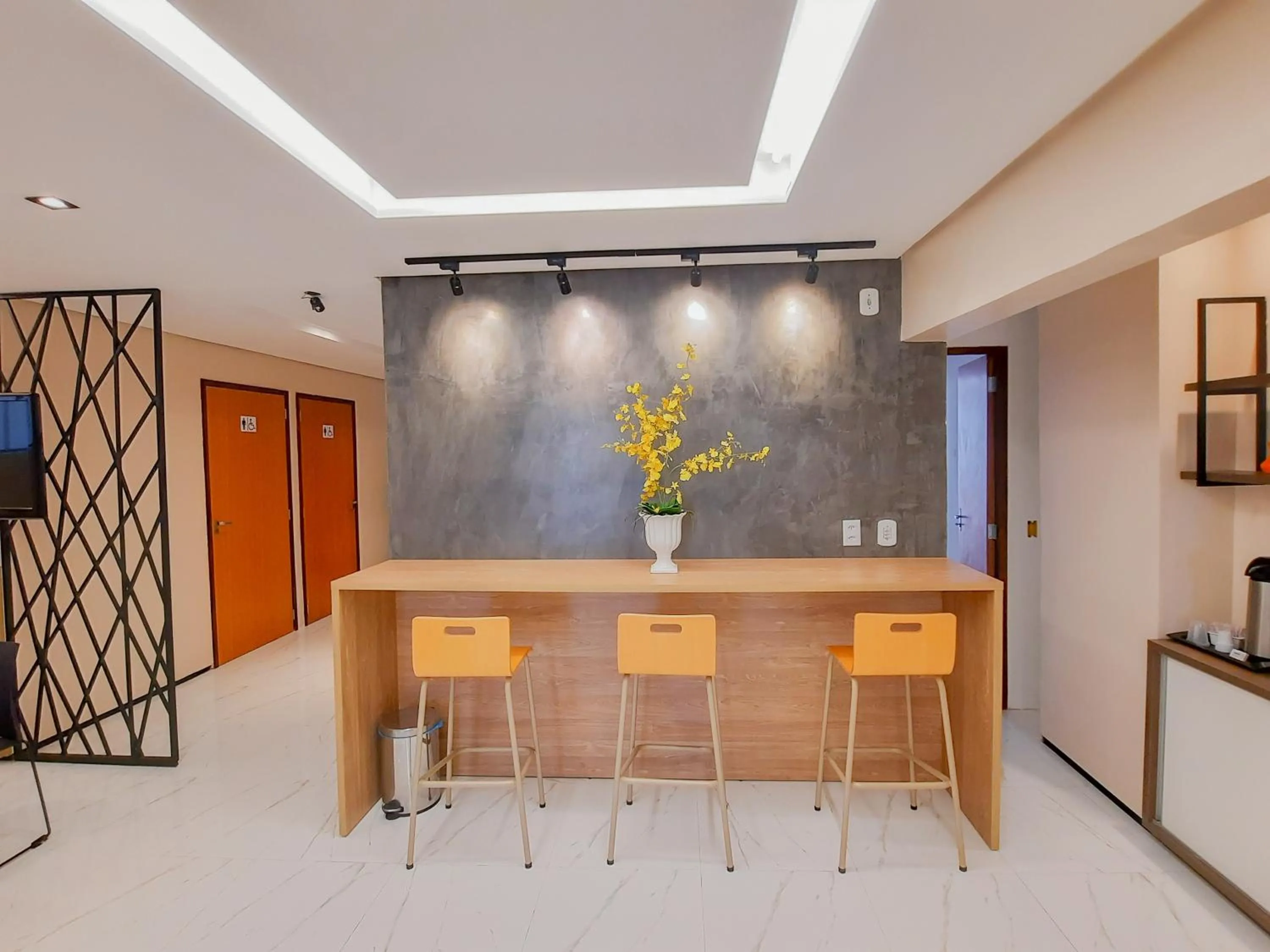 Dining area in HUB Hotel