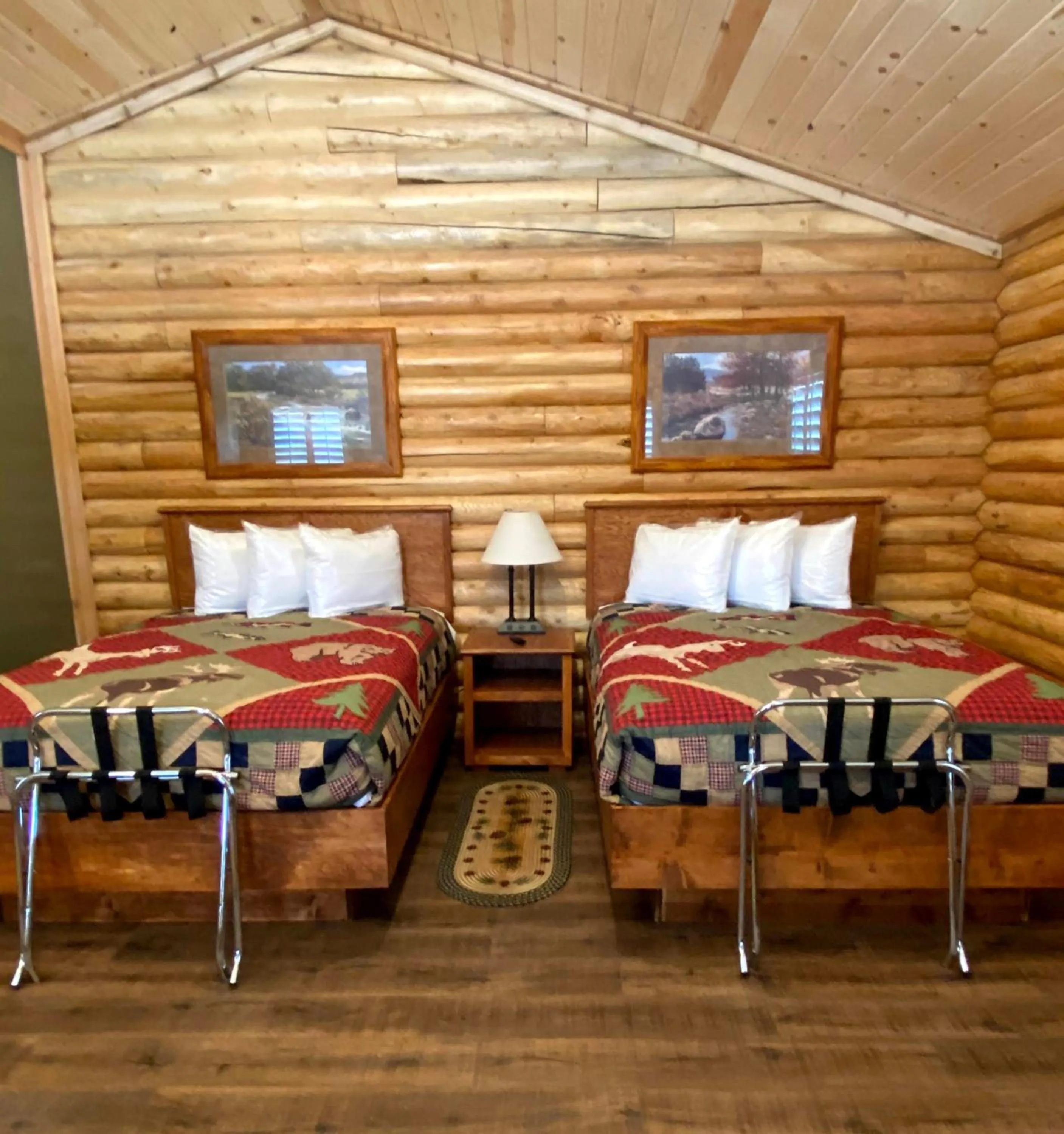 Bed in Cabin Village