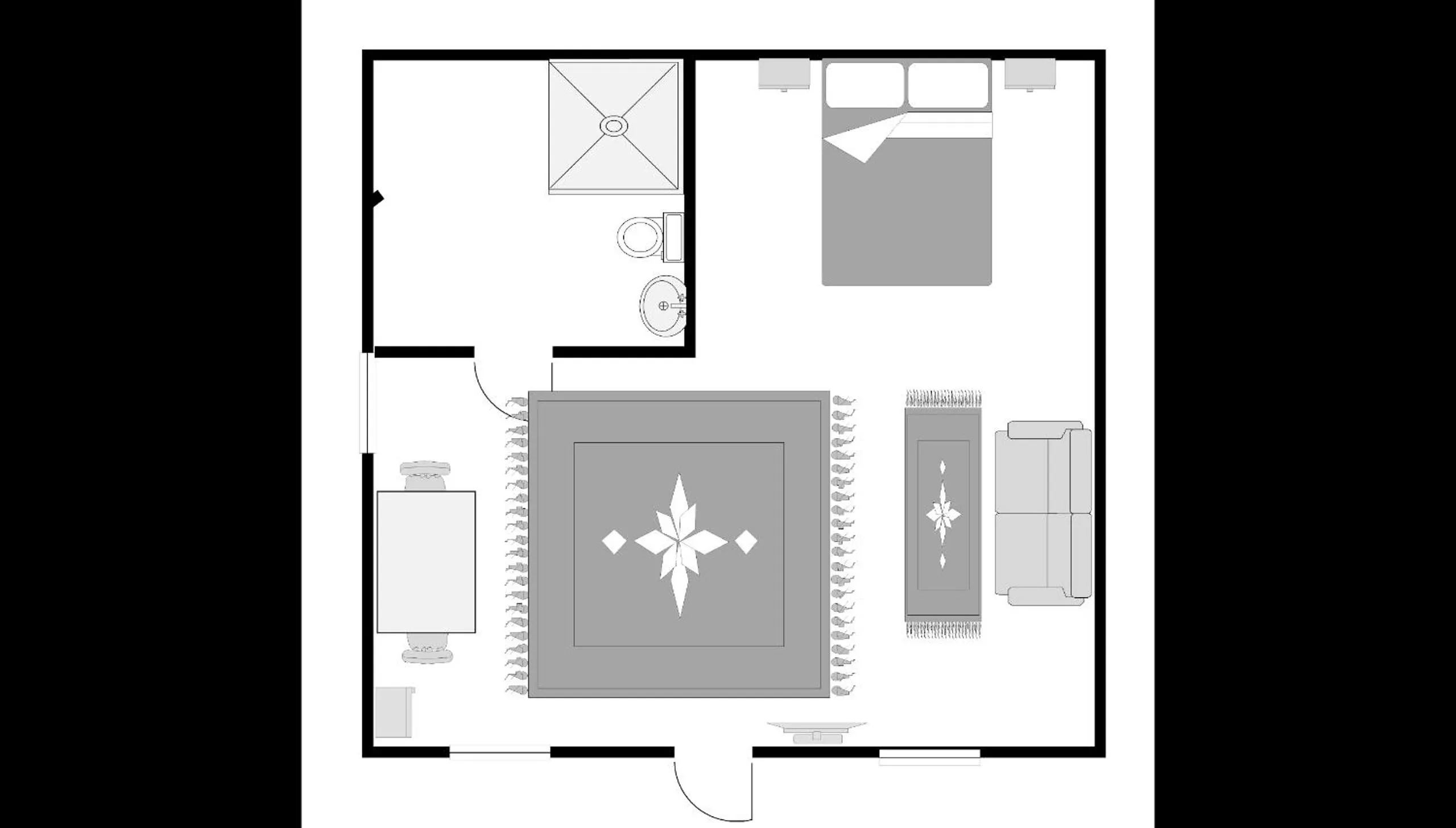Floor plan in Cabin Village