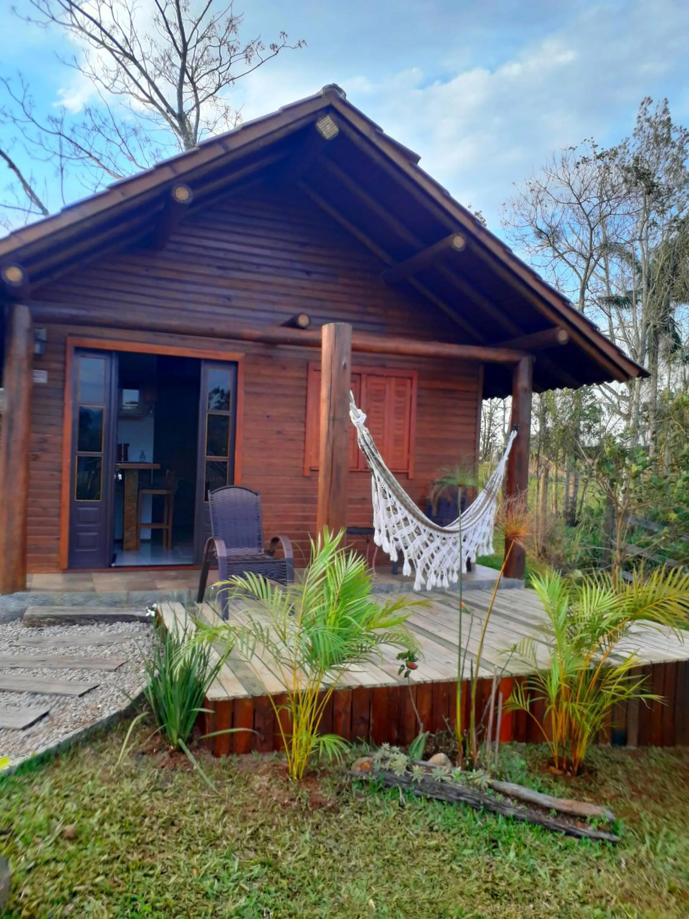 Garden view in Pousada Village dos Canyons