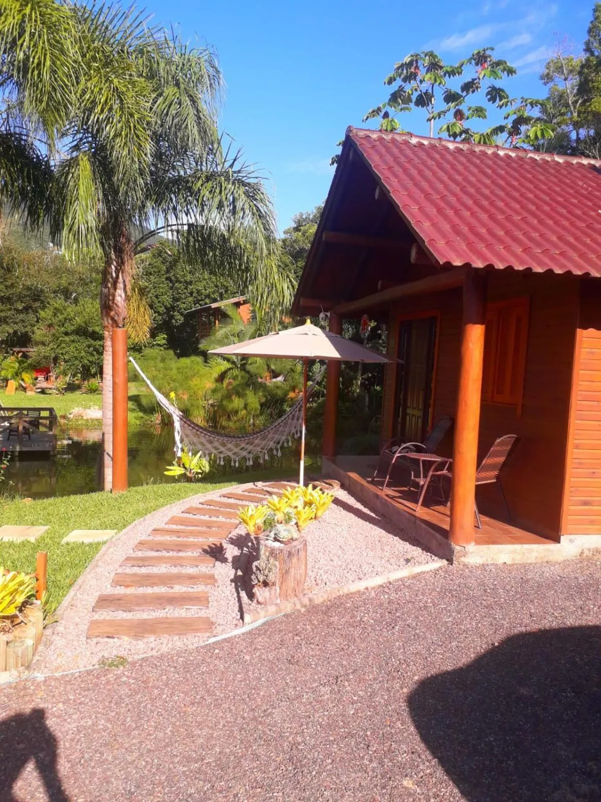 Garden view in Pousada Village dos Canyons