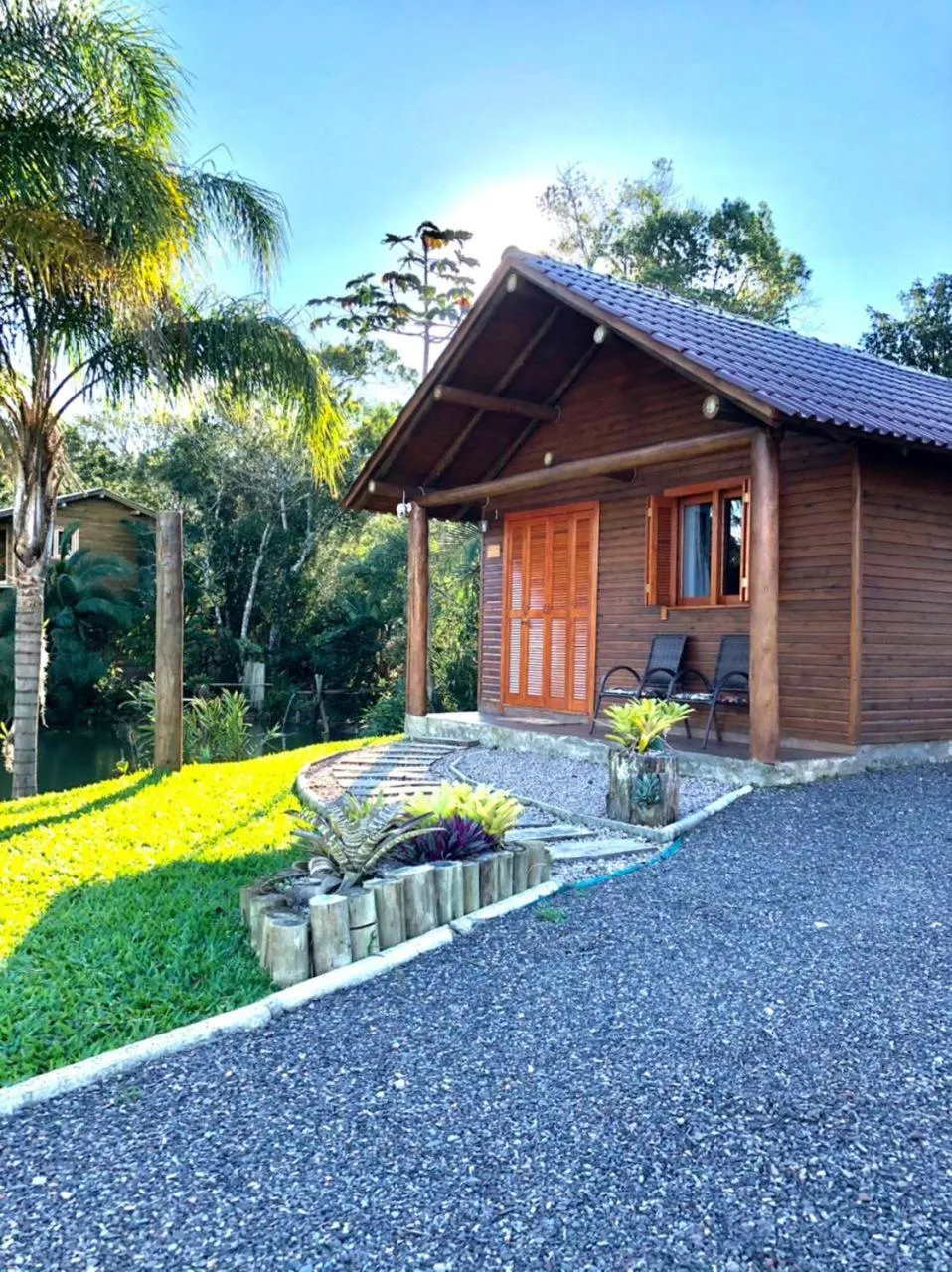 Garden view in Pousada Village dos Canyons