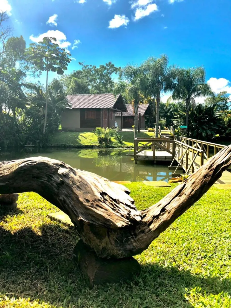 Garden view in Pousada Village dos Canyons